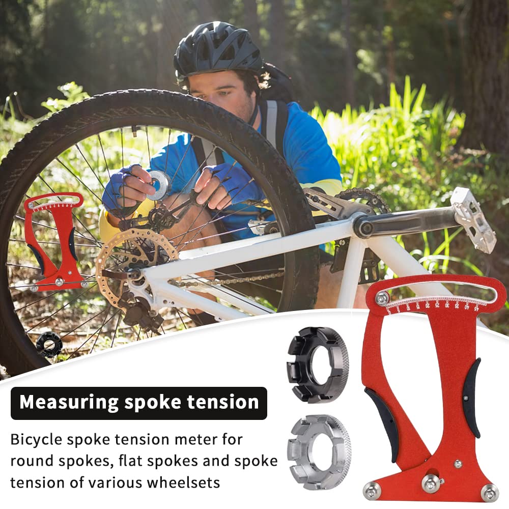 Misuratore Tensione Tensione Raggi Bicicletta Tensiometro Per