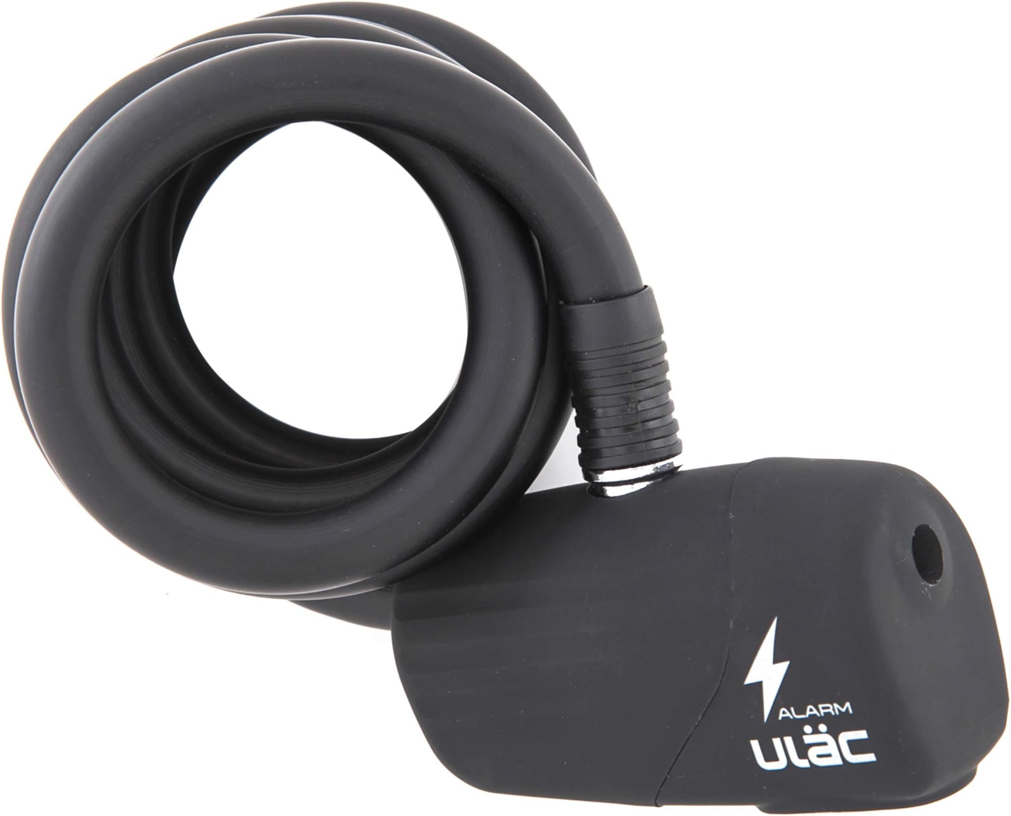 ULAC The BEE 110dB Alarm Cable Lock, 12mm x 120cm (0.5in x 47in) Braided Steel Cable for Bike, Bicycle, Motorcycle,Scooter