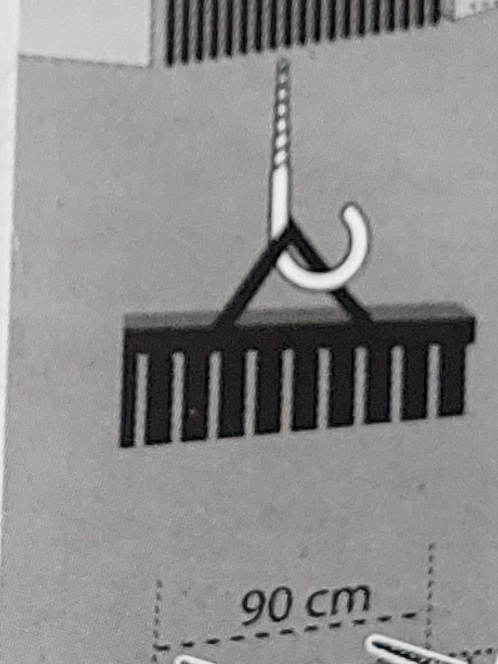 Tenda Ciniglia Per Porte 90x210cm - Barriera Antinsetti, Tagliabile, Grigio Chiaro/Scuro, Made In Italy - Foto 3