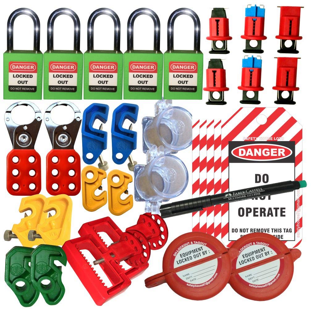 Lockout Tagout Loto Kit-526 Set Of 1 Safety House Loto : Amazon.in ...