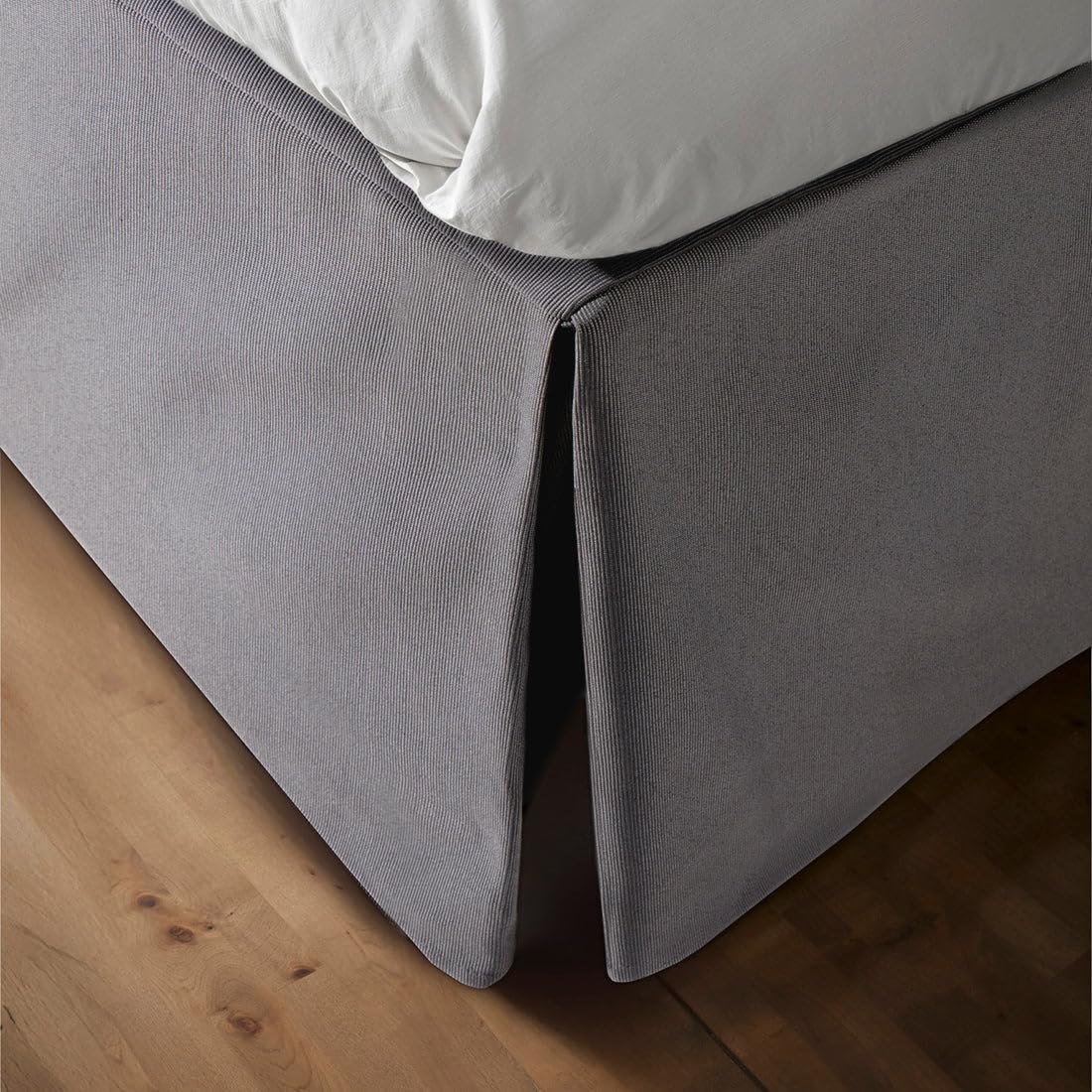 10XDIEZ Cache-sommier (Gris - Lit 160cm)