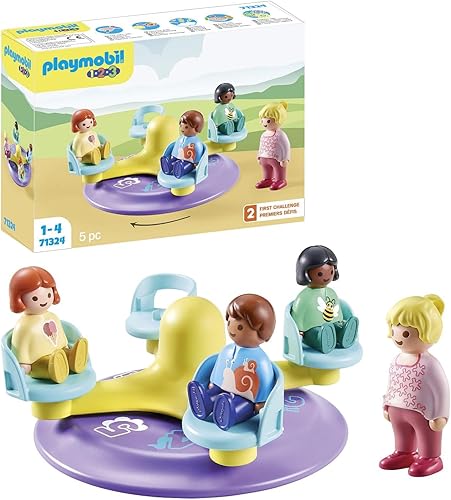 Playmobil 1.2.3 Número-Merry-Go-Round
