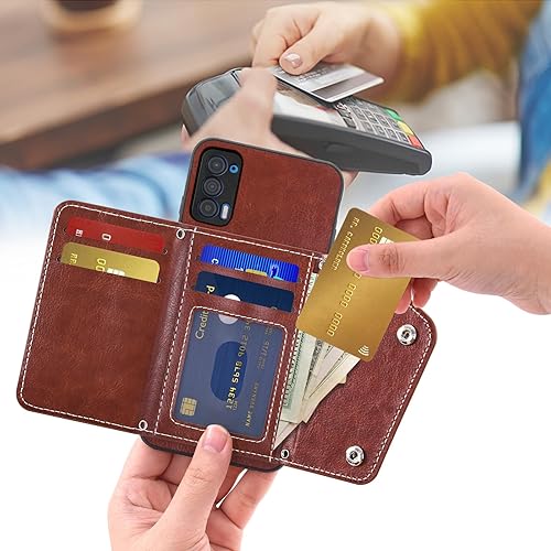 Miniatura 10 de Asuwish Funda para teléfono Motorola Moto Edge 2021MotoEdge 5G UW 2021 con protector de pantalla y tarjetero para tarjeta de crédito, soporte de