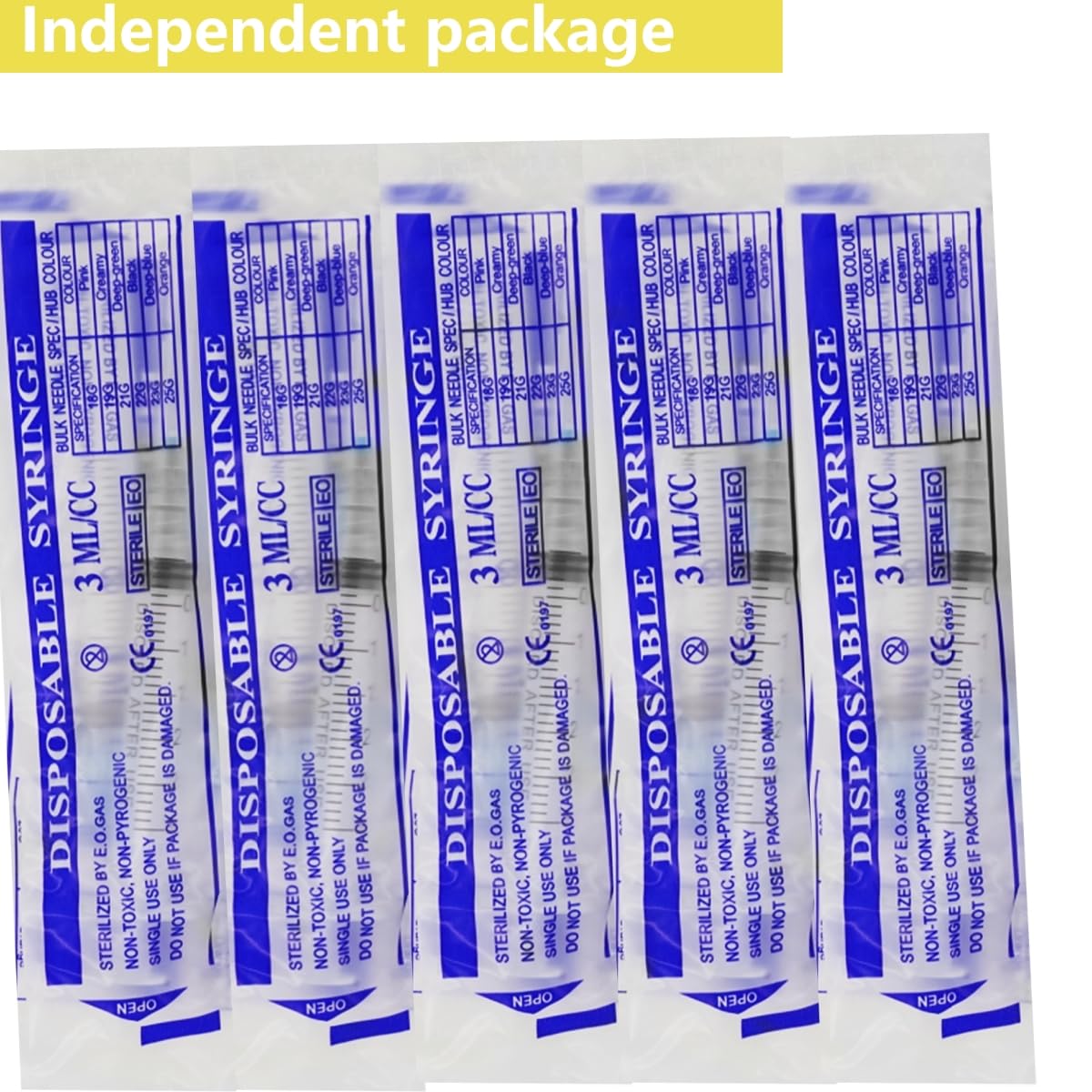 50 Pcs/Box - 20Ga 3ml Lab Dispensing Utensils, Individually Wrapped — Amazon image 4