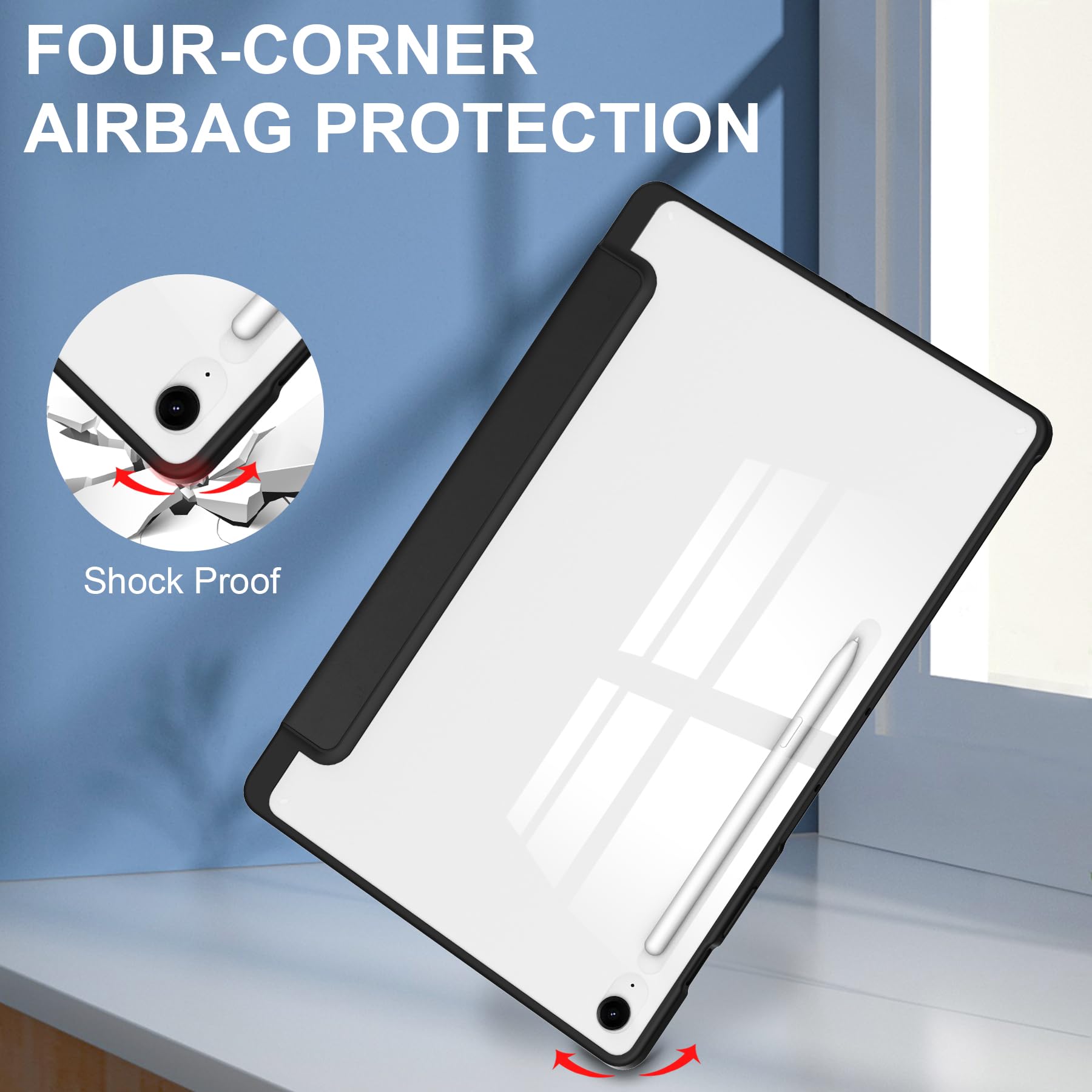 Amazon.co.jp: For Galaxy Tab S10 FE+ ケース Sペン収納 Galaxy Tab