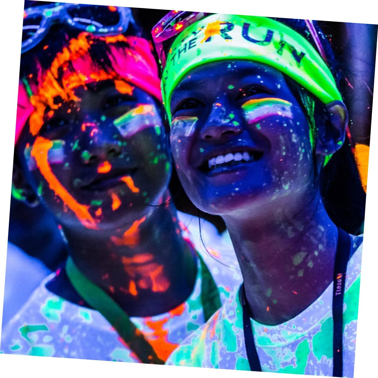 24pcs Nail Glitters Luminous Fluorescent Powder Iridescent Nail Art Powder Easy to Apply for Night Out Random