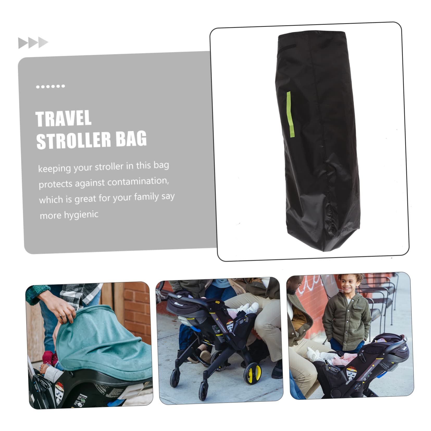 VICASKY Borsa da Viaggio per Passeggino, Copertura Oxford, Tracolla Singola, per Viaggio e Gate Check