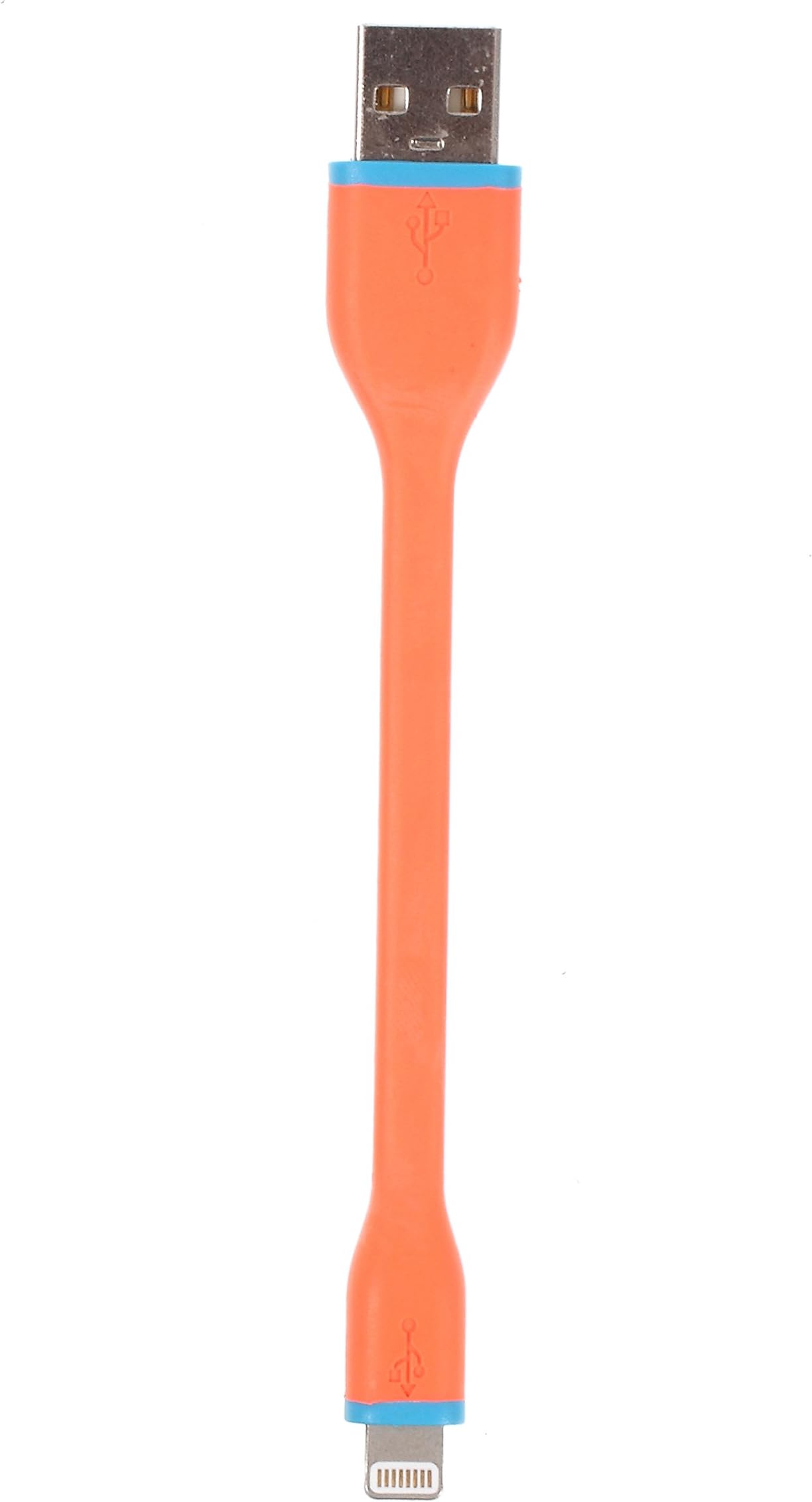 Esorun MFi Certified Cute Bendy Cable Lightning Cable for iPhone5/5c/5s and iPad Mini/Air/5, Orange (SC9P)