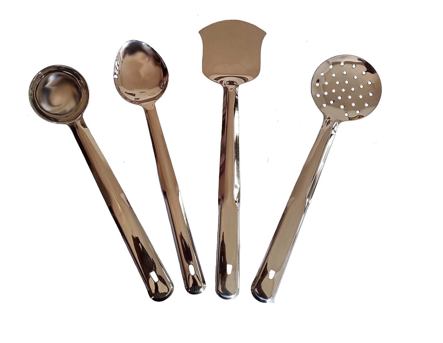 Buy MARWALL Stainless Steel Cooking and Serving Ladle/Skimmer/Palta/Pan