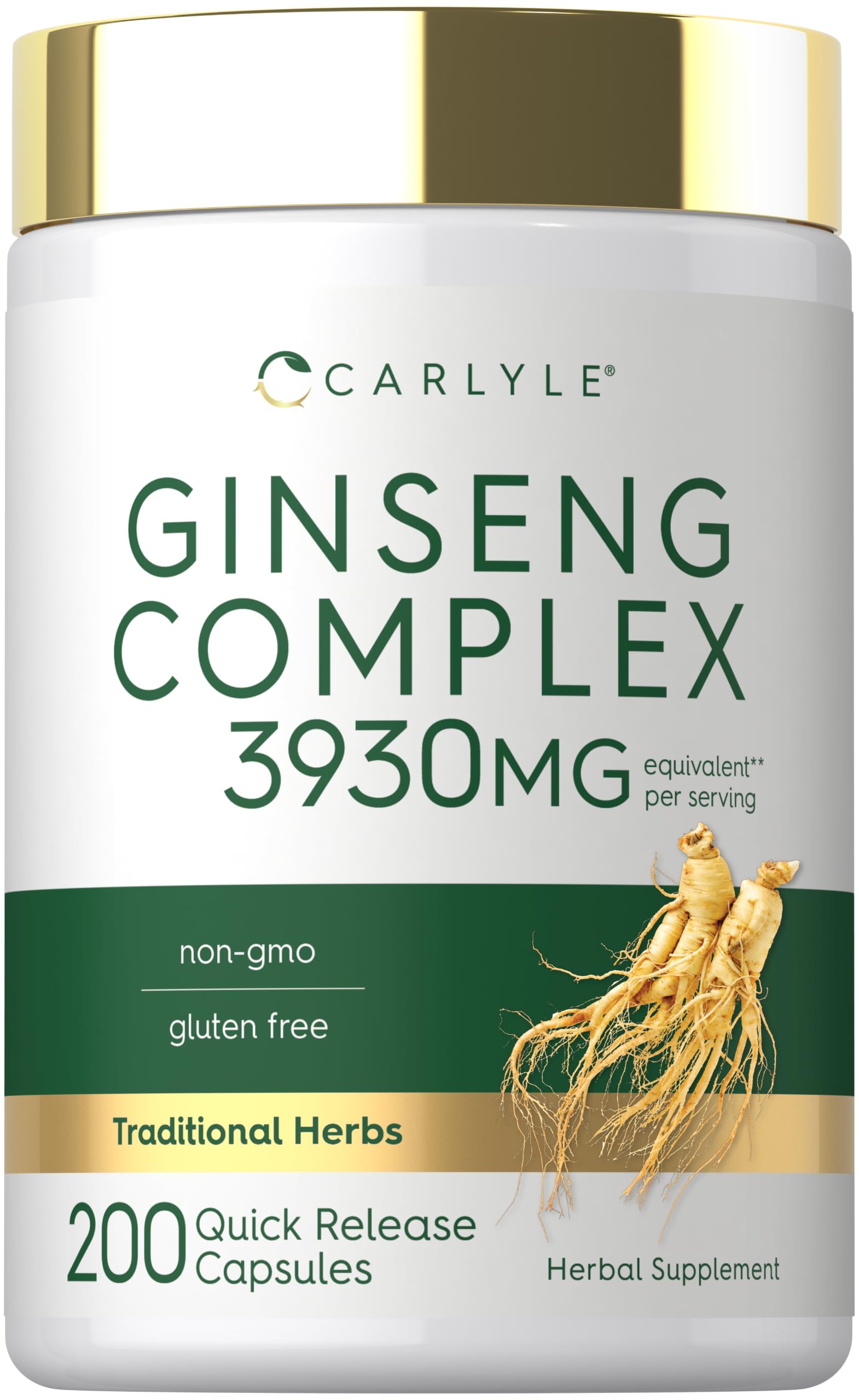 Carlyle Ginseng Complex Capsules | 200 Count