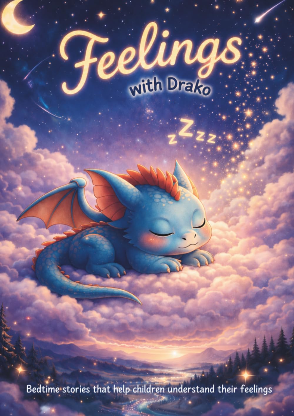 Big Feelings with Drako: A calming Bedtime story for Kids ages 3-7 to Understand and Manage big Emotions like Anger, Fear and Sadness