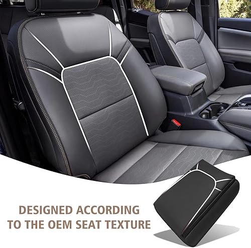 Miniatura 485 de Muslogy Funda de consola central compatible con Honda Pilot 2023 2024 2025, 2024 2025 2026 Ridgeline/Passport Accesorios para apoyabrazos, tapa