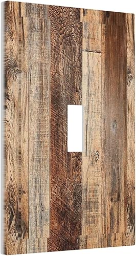 Miniatura 40 de Placa Decorativa de Pared Beige Boho de Mediados de Siglo Sol Abstracto 1-Gang Retro Años 70 Arte Geométrico Moderno con Arco Eléctrico Interruptor