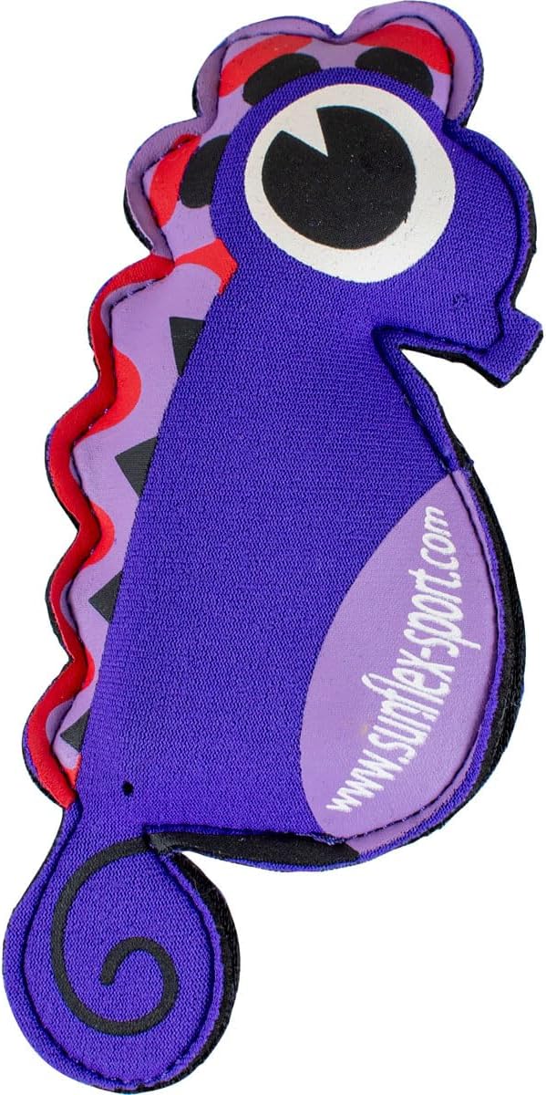 Sunflex Splash Puppies - Floating Neoprene Water Toy Set of Four - Waterproof and UV Resistant Pool Toy - 2 Different Packs of Four - Colorful Swimming Water Animals for Kids