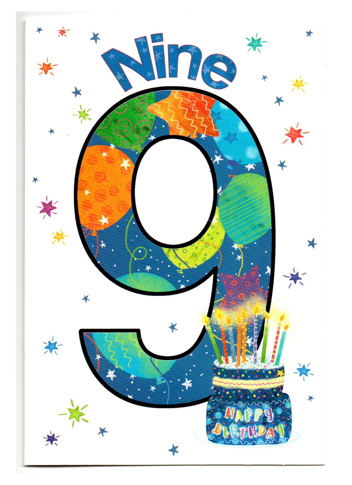 Children's Birthday Card for 9 Year Old Boy
