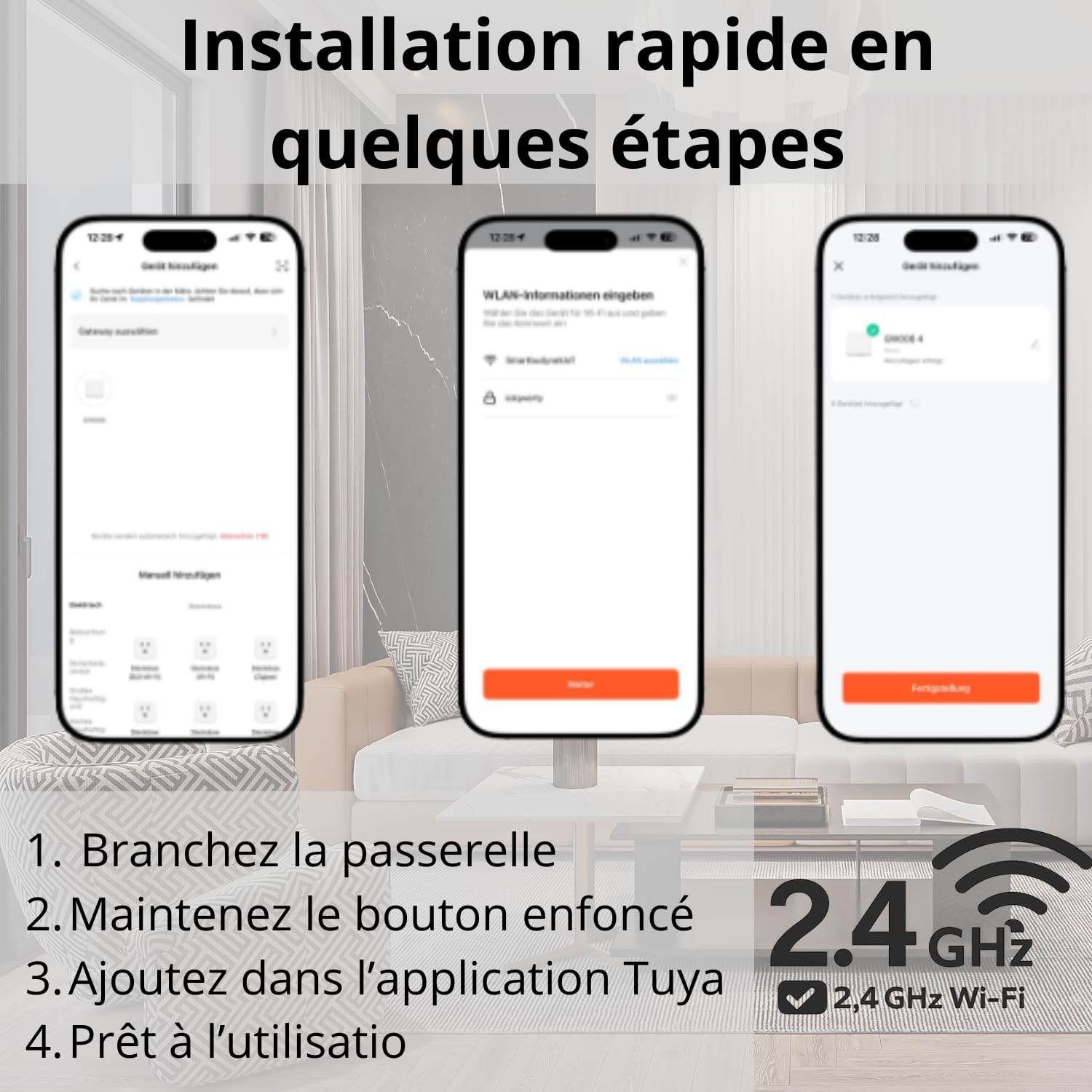 Sone Smart One Passerelle Zigbee 3.0 Tuya/Smart Life – Hub Zigbee + Bluetooth – Jusqu'à 50 Appareils – Connexion WiFi 2.4GHz – Alimentation MicroUSB – Format Compact 60x60x15mm