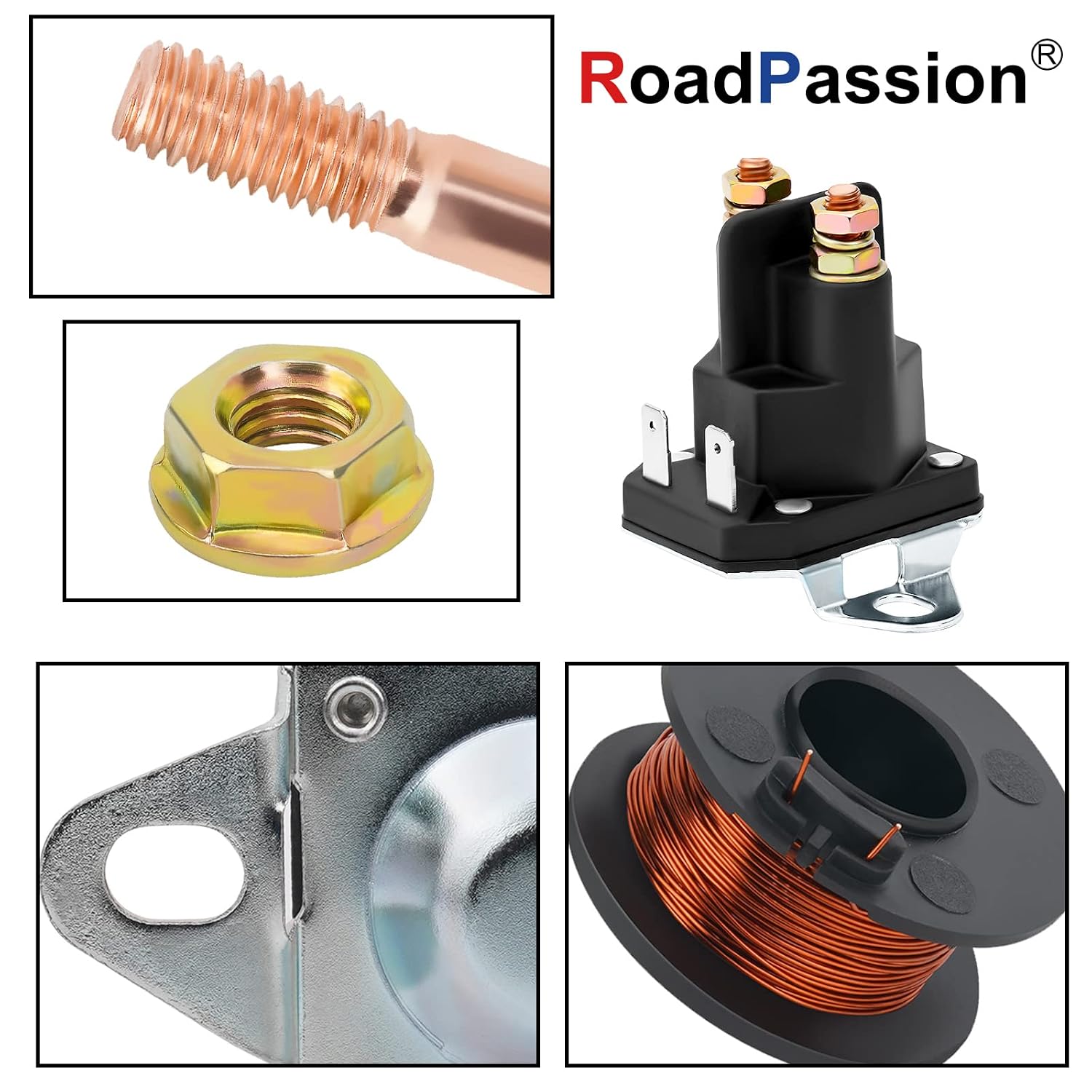 Road Passion Starter Solenoid Relay for Toro 47-1910, 740207