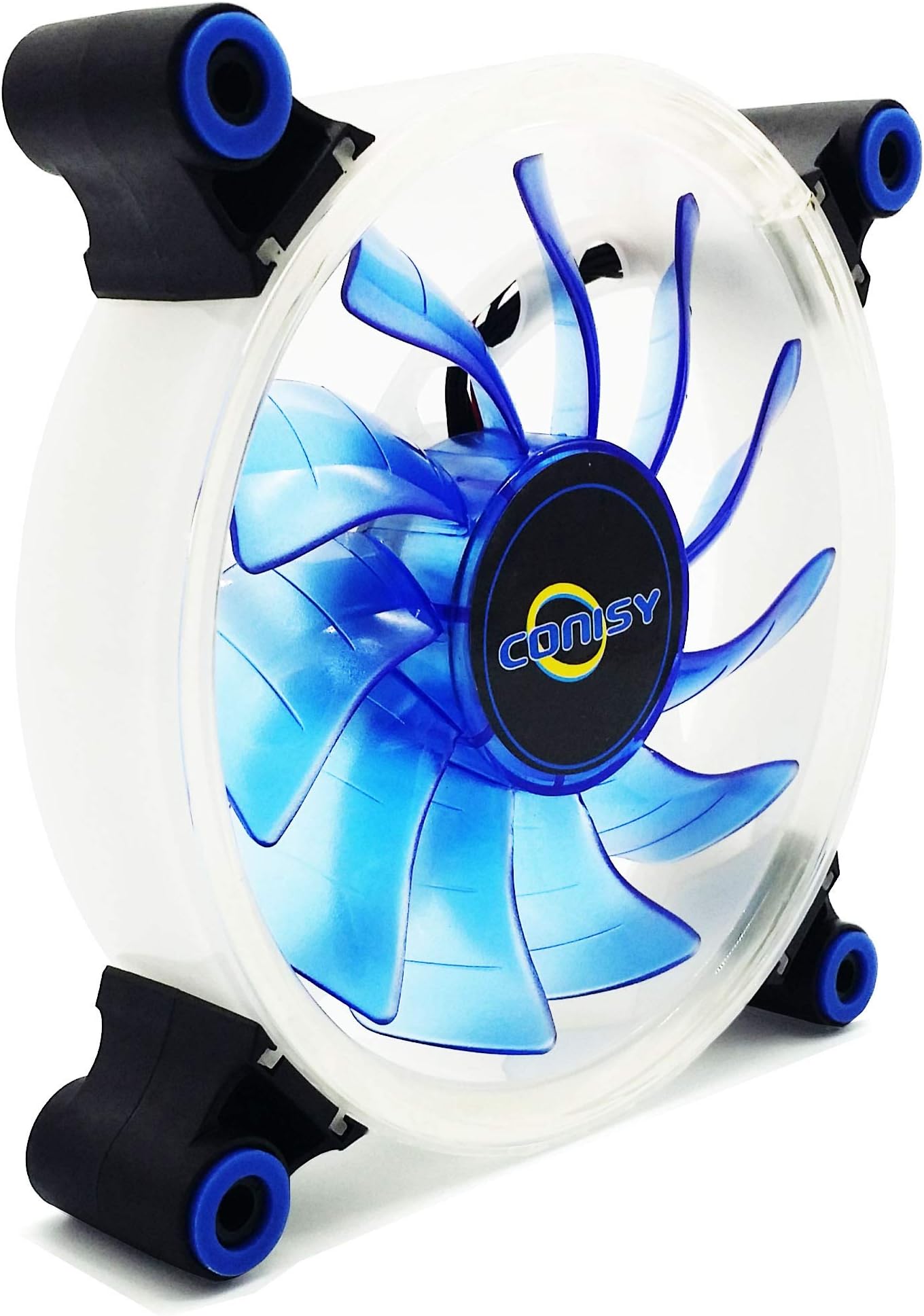 conisy Aura Series LED Be Quiet PC Case Fan 120 mm Computer Case Fan blue blue 12cm