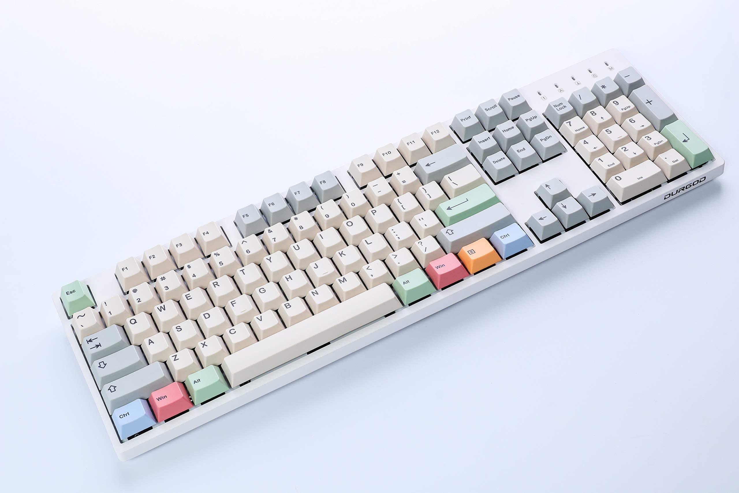 HK Gaming Dye Sublimation Keycaps Cherry Profile Thick PBT Keysets