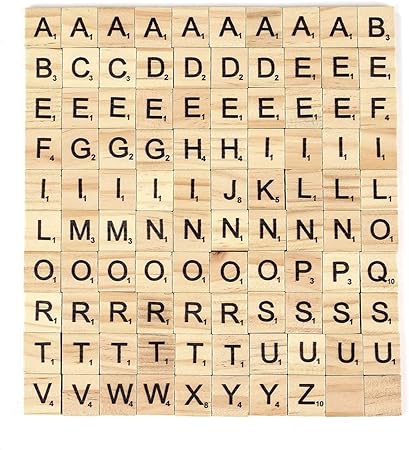Pack Of 0 Wooden Alphabet Letters Crafts For Crafts Preschool Education For Children Letters To Play Amazon De Toys Games