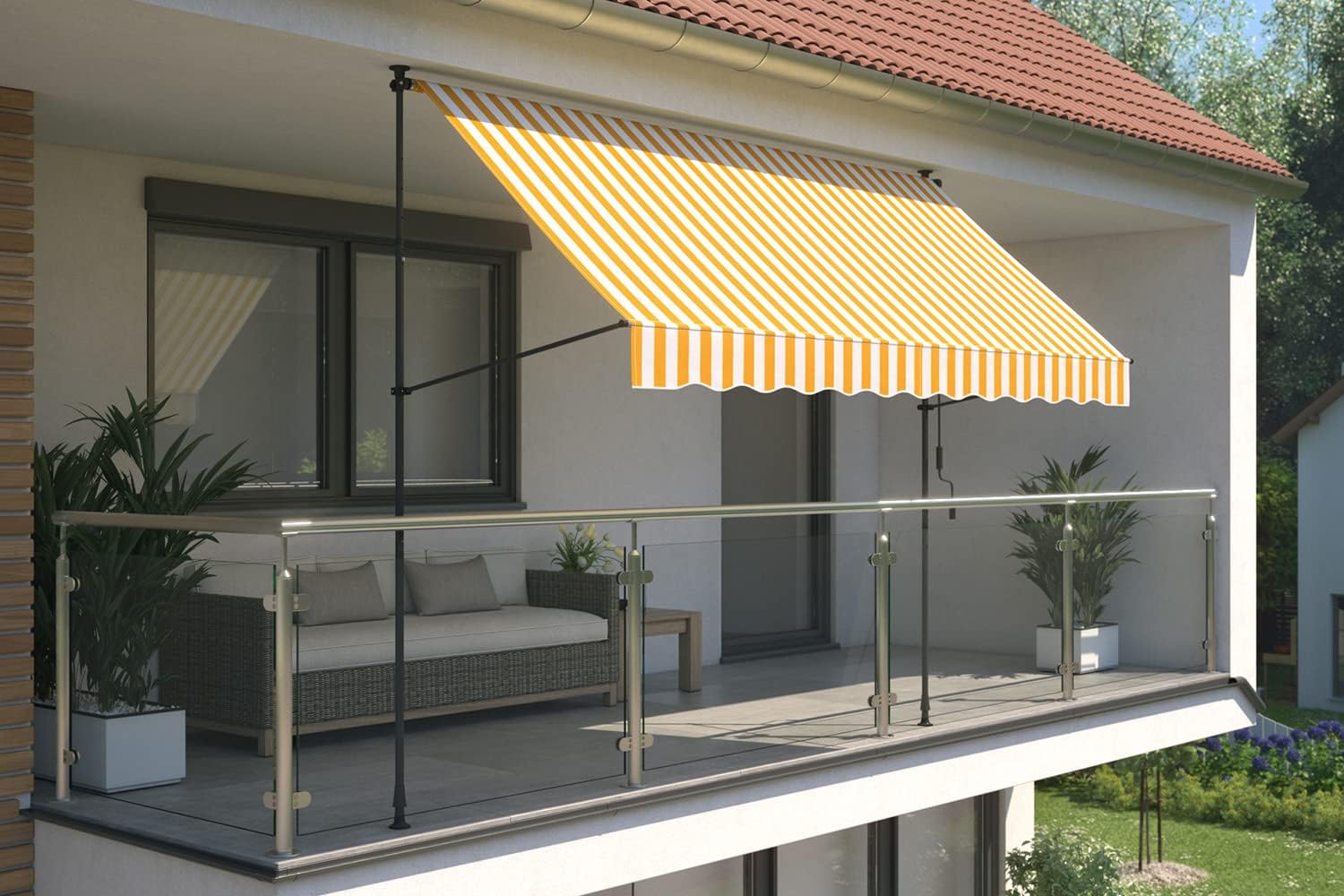 Stabile Klemmmarkise Fur Balkon