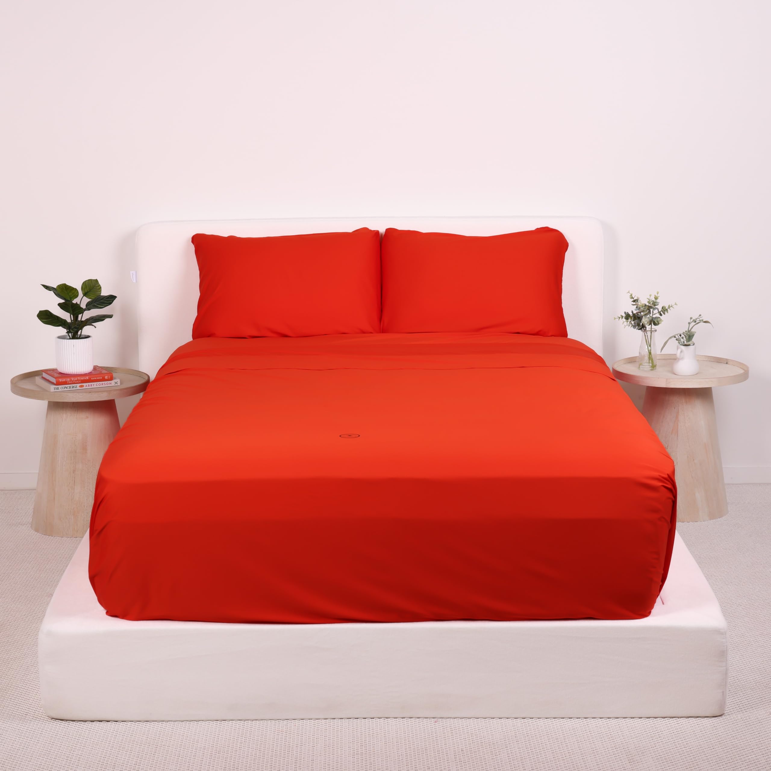 THE LAD COLLECTIVE2.0 Bedding Set - 4 Piece Sheet & Pillow Case Set, Custom Cotton Blend, Soft, Comfortable, Temperature Regulating, & Easy-to-Use - (King, Yarra Valley)