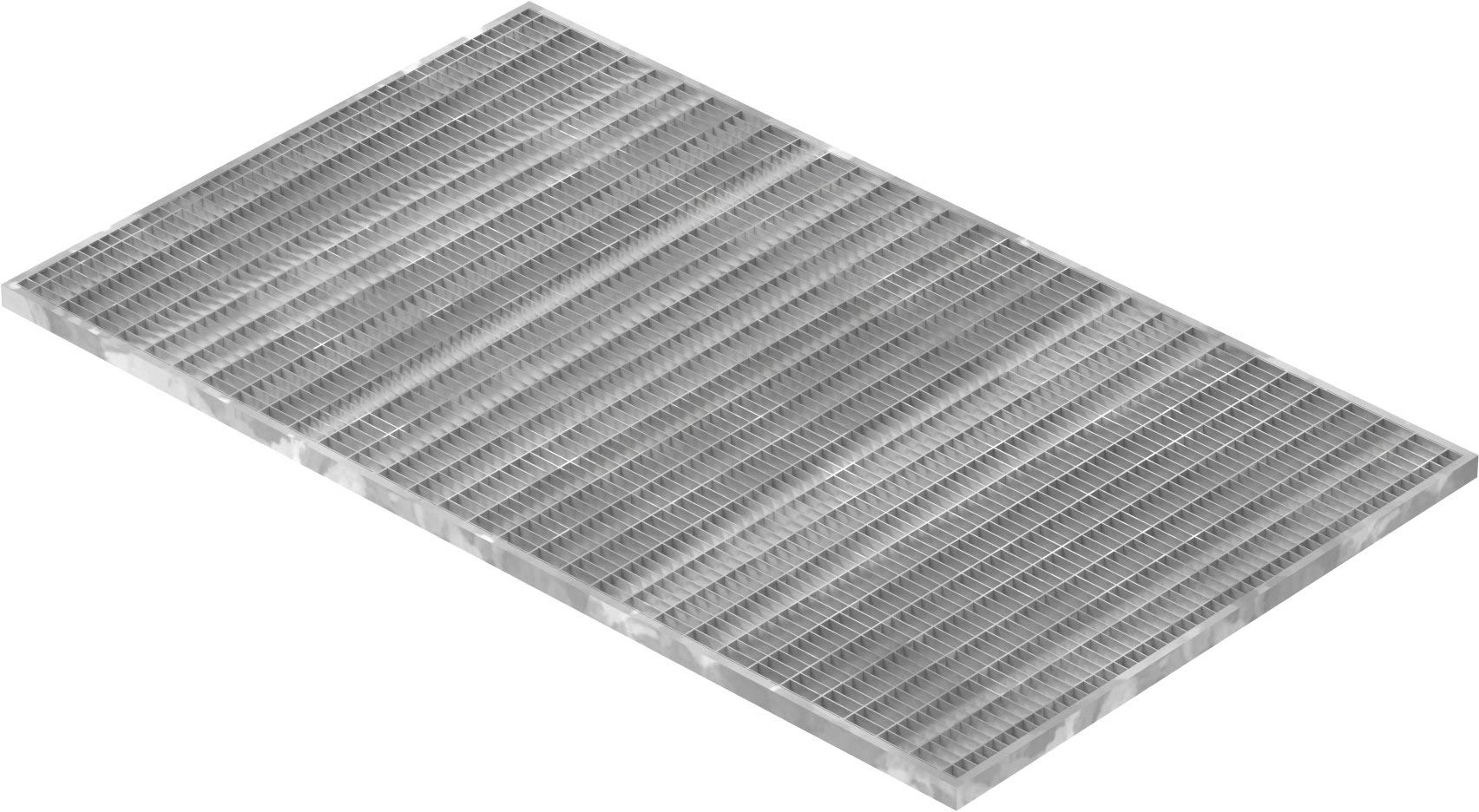 Fenau Grigliato/Griglia Dimensioni: 590 x 990 x 20 mm - MW: 30 mm / 10 mm (zincato a caldo) (Adatto per telaio: Fenau 600 x 1000 x 1000 x 23 mm)