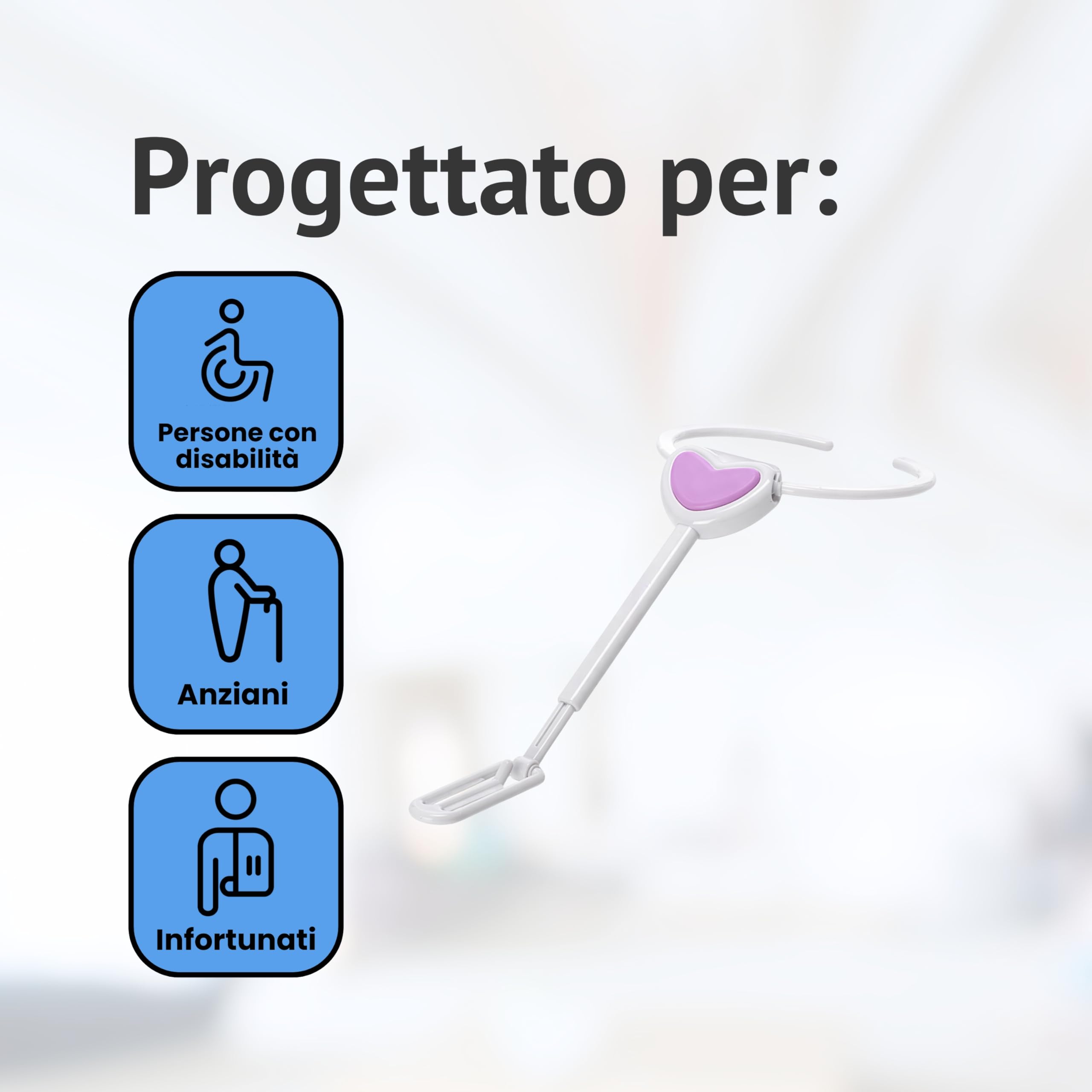 Patterson Buckingham - Supporto per indossare reggiseno per persone a mobilità ridotta