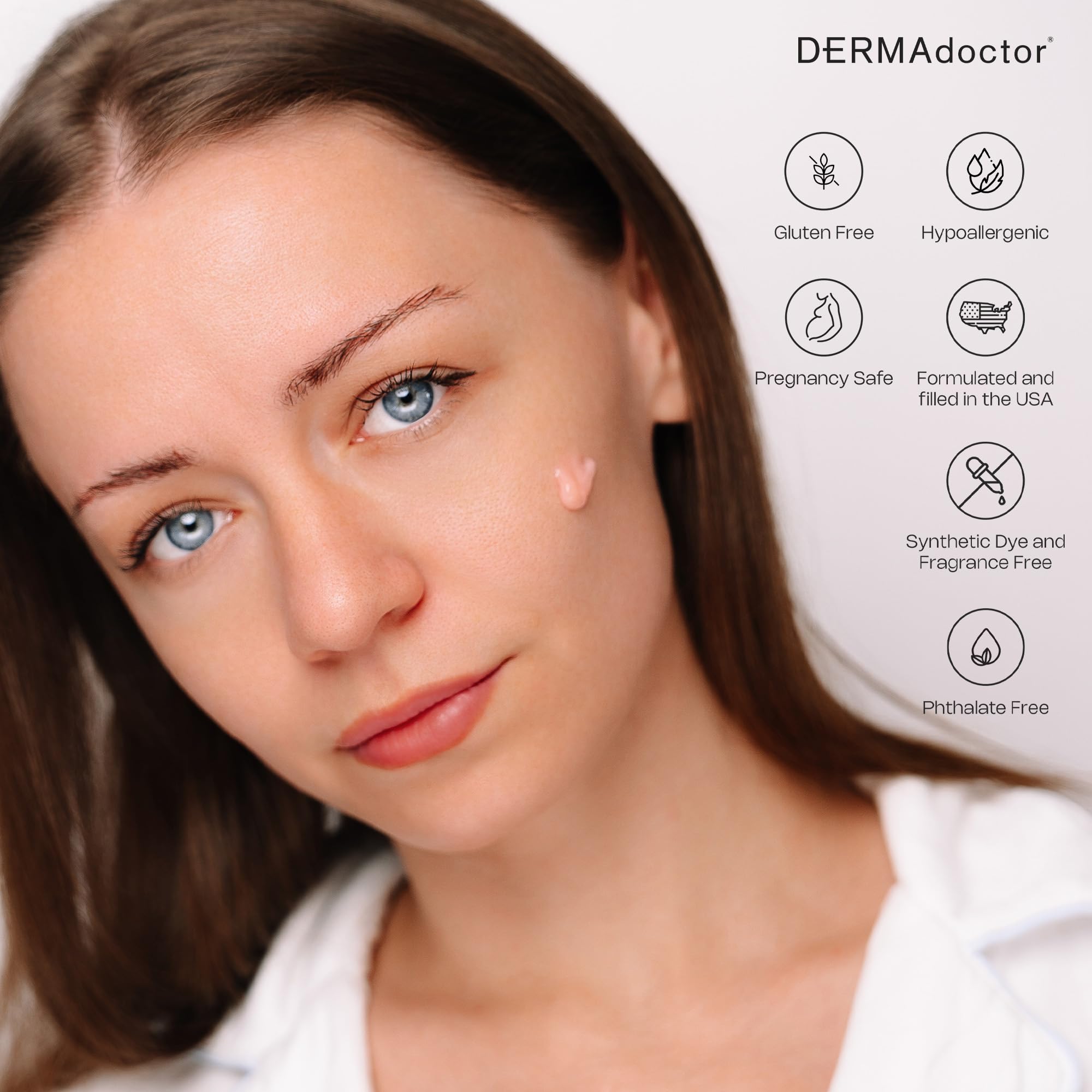 DERMAdoctor Cool + Corrected Bakuchiol Siero Alternativa al Retinolo per Pelle Secca, Sensibile, Rosacea o Soggetta a Eczema (30 ml)