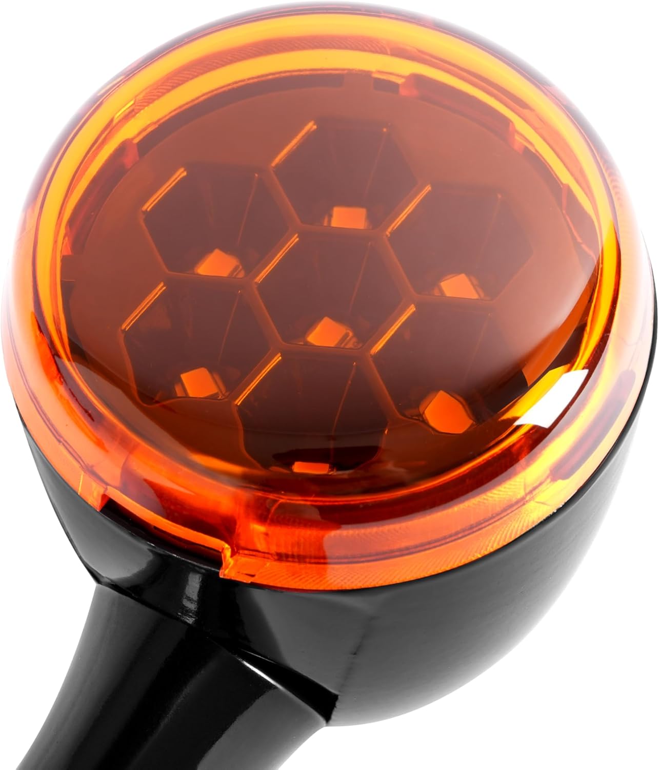 LED Turn Signal Light Compatible with 1994-Up Harley Electra Glide Road King FLHX FLHXXX Street Glide Yellow Lens Plastic