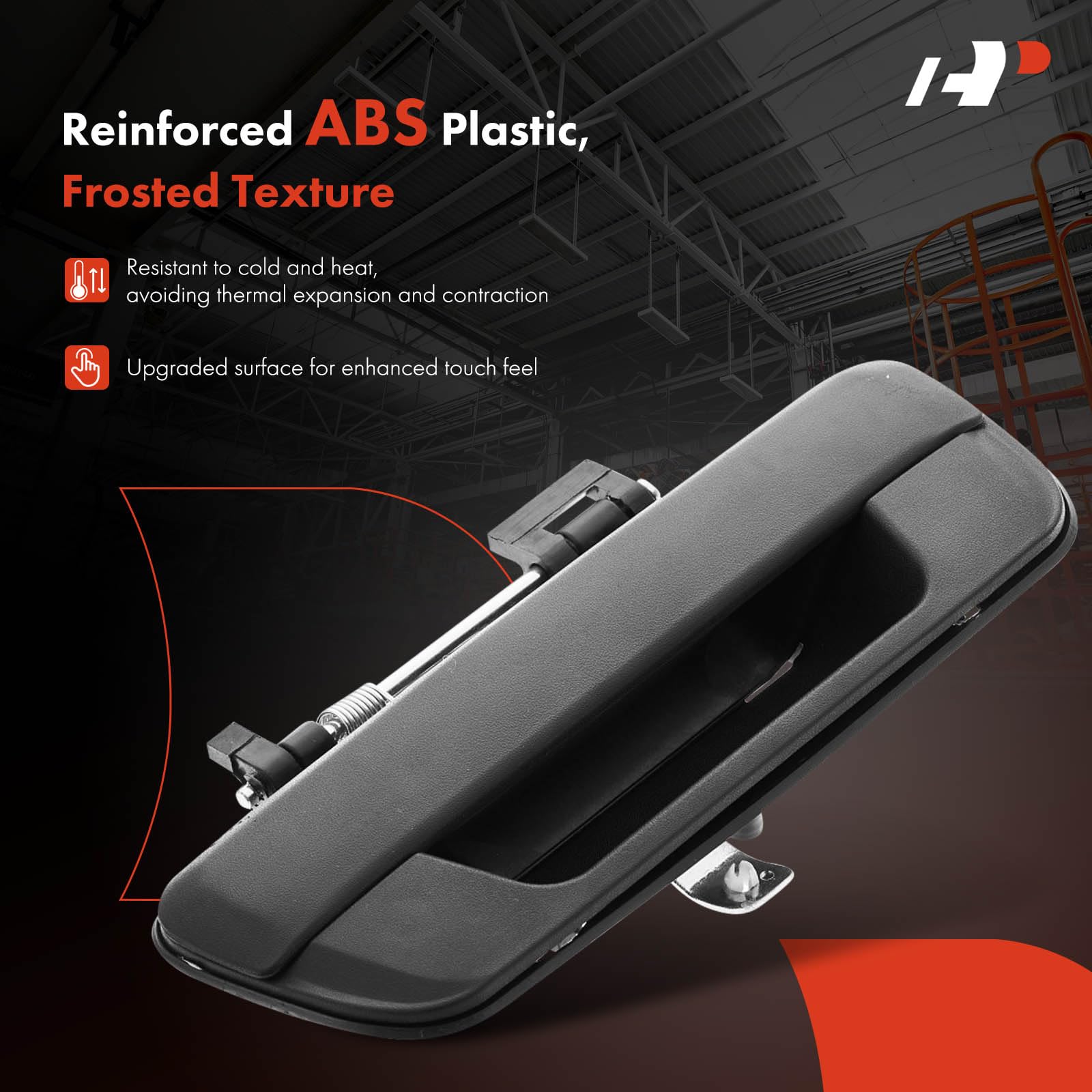 Garage-Pro Tailgate Handle Compatible with GMC CANYON/COLORADO 2004-2011 Smooth Black Plastic in