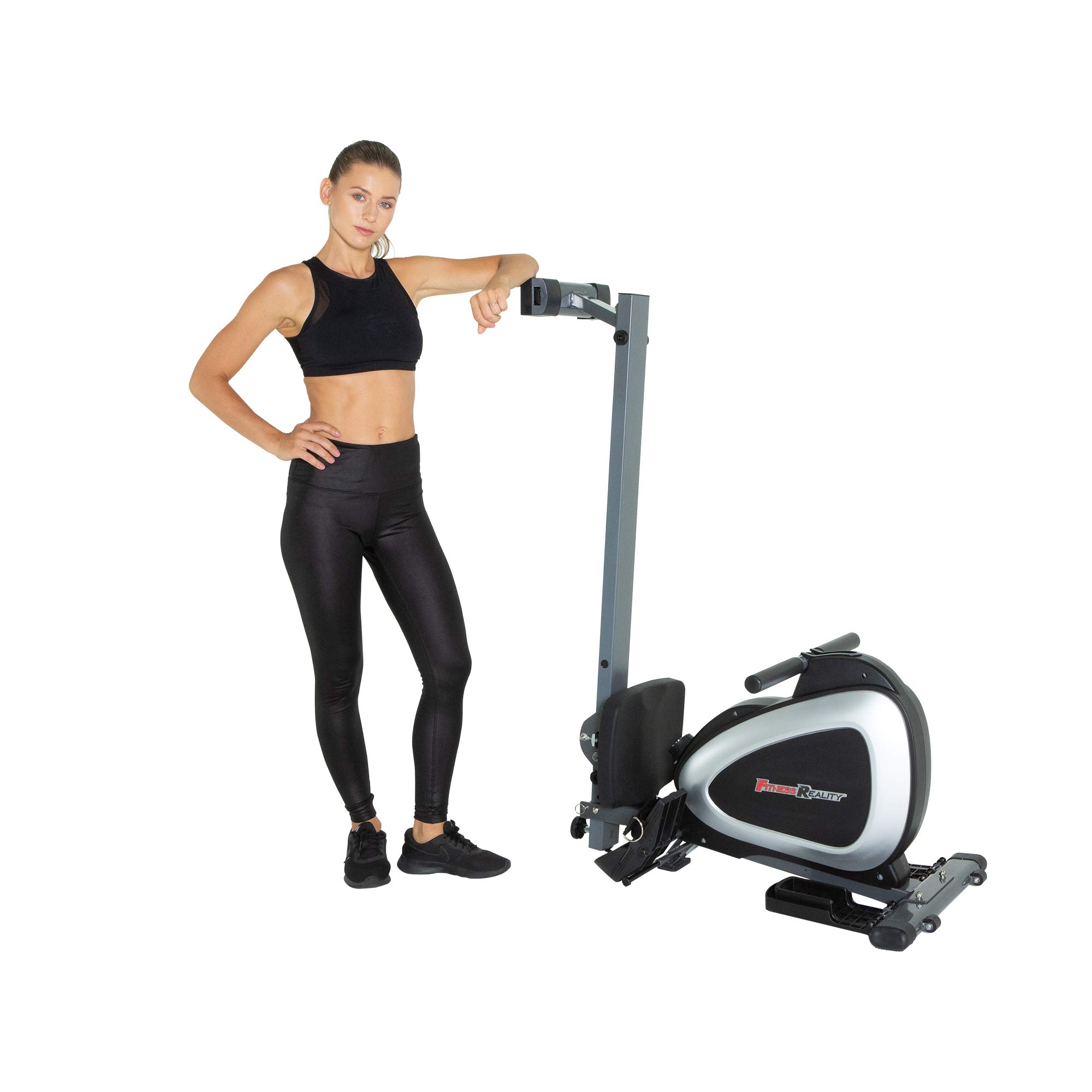 Fitness Reality Rowing Machine with Bluetooth Workout Tracking