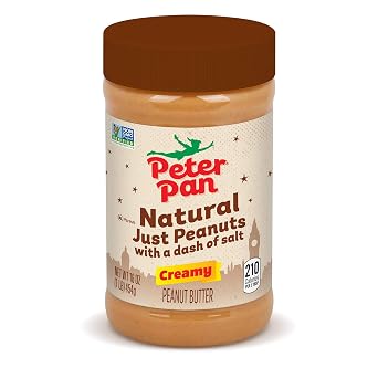 Peter Pan Peanut Butter Creamy Natural, 16 Ounce