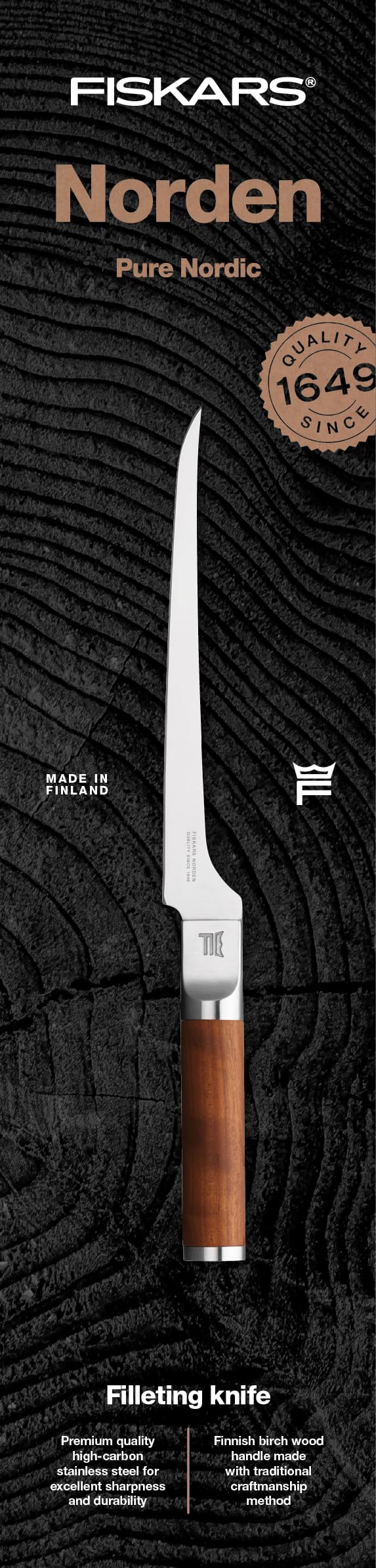 Fiskars Cuchillo de filetear, Norden