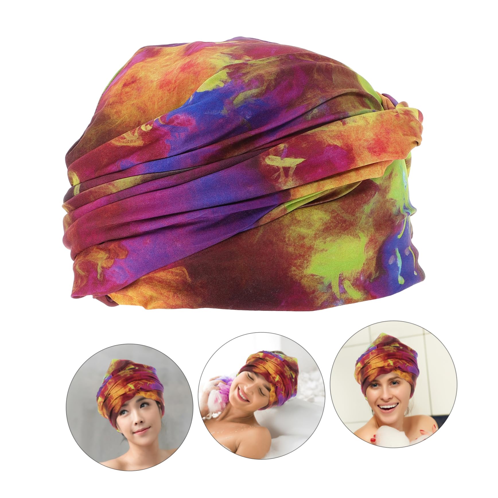 Toyvian Schwimmhaube Badekappe Wasserkappen Zum Schwimmen Frauenkappen Poolkappen Für Damen Wasserdicht wasserdichte Kappe Für Damen Schwimmhüte Für Frauen Polyester