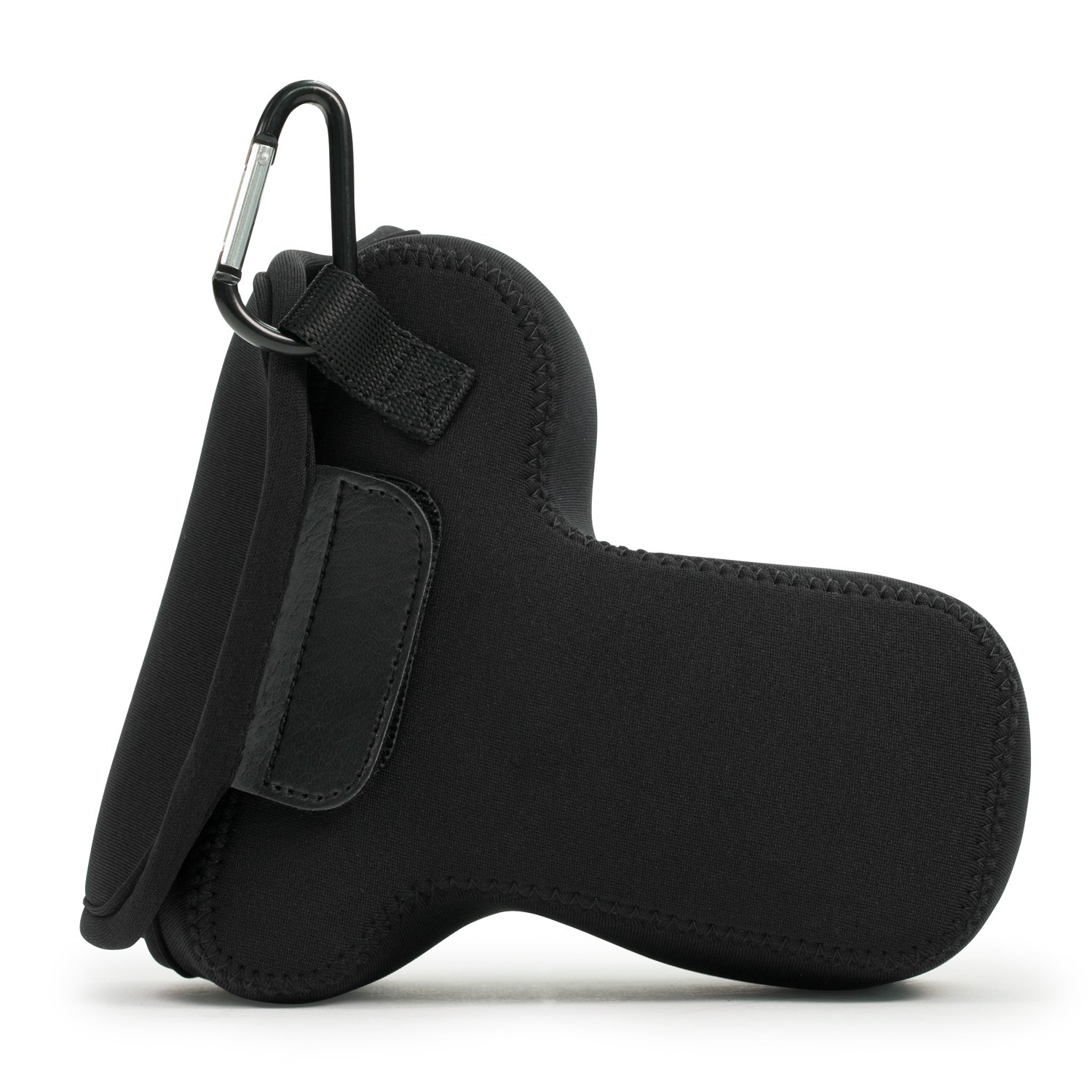 MegaGear - Ultralekkie Etui Neoprenowe z Karabińczykiem do Aparatu Olympus O - Czarny, 13.89 x 9.3 x 14.91 cm, MegaGear MG1196 ultralekkie etui neoprenowe z karabińczykiem do aparatu Olympus OM-D E-M5
