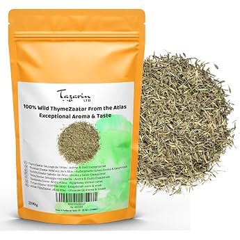200 g Wild Atlas Thyme/Zaatar - Exceptional Aroma and Taste - 100% Natural Pure and No Additives