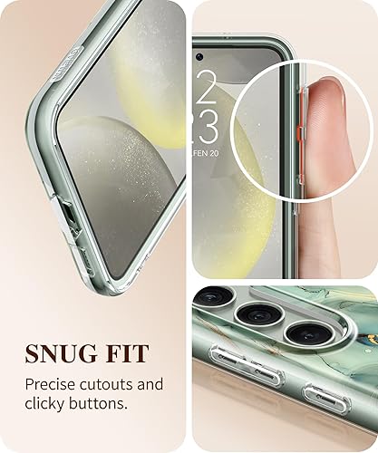 Miniatura 7 de GVIEWIN Funda compatible con Samsung Galaxy S24 Plus, protección de cuerpo completo 4 en 1, prueba de caídas de grado militar, funda protectora de