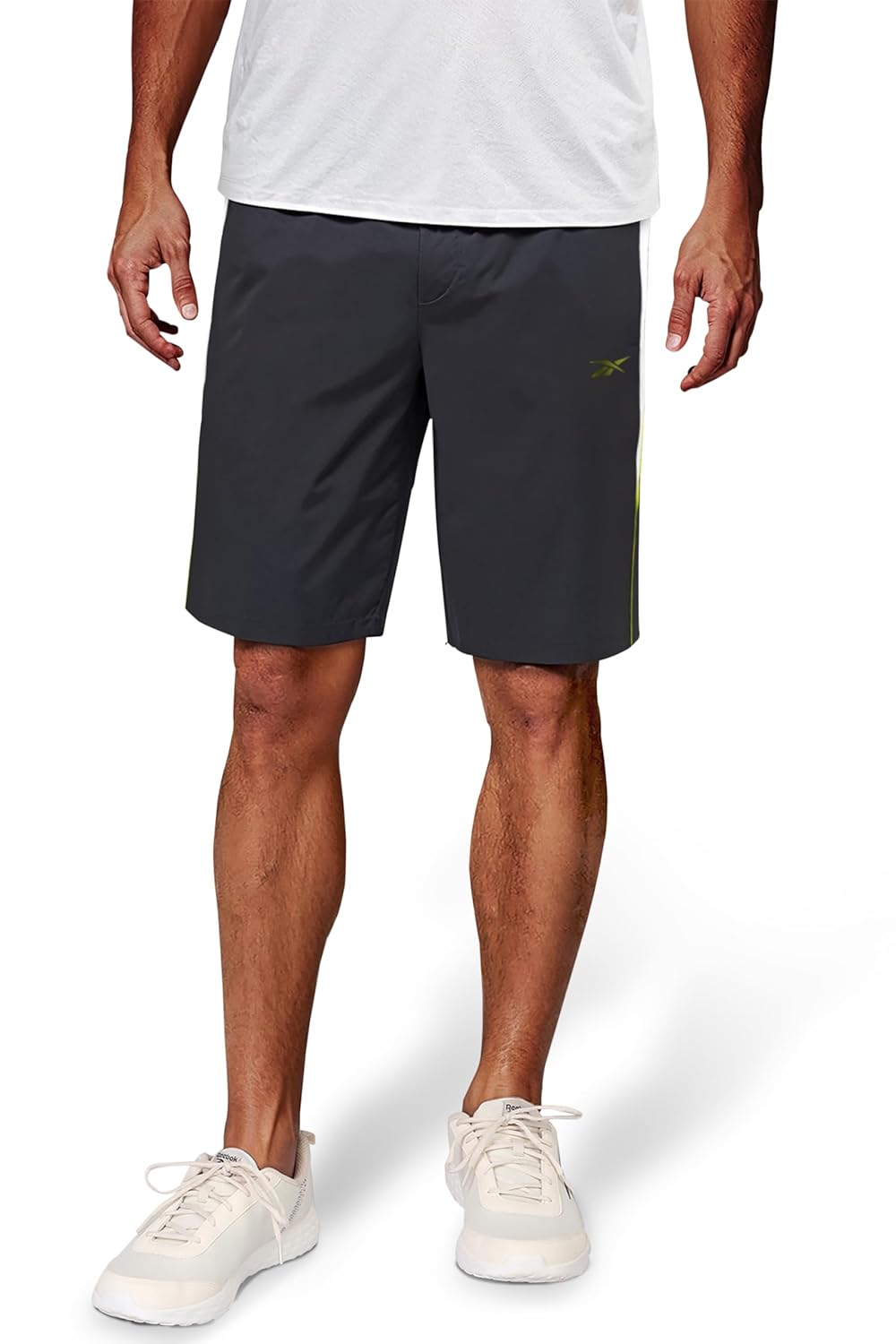 Reebok Men’s Shorts | Running | Ease Stretch Poly Shorts | Regular FIT | 100% Polyester with Speedwick tech