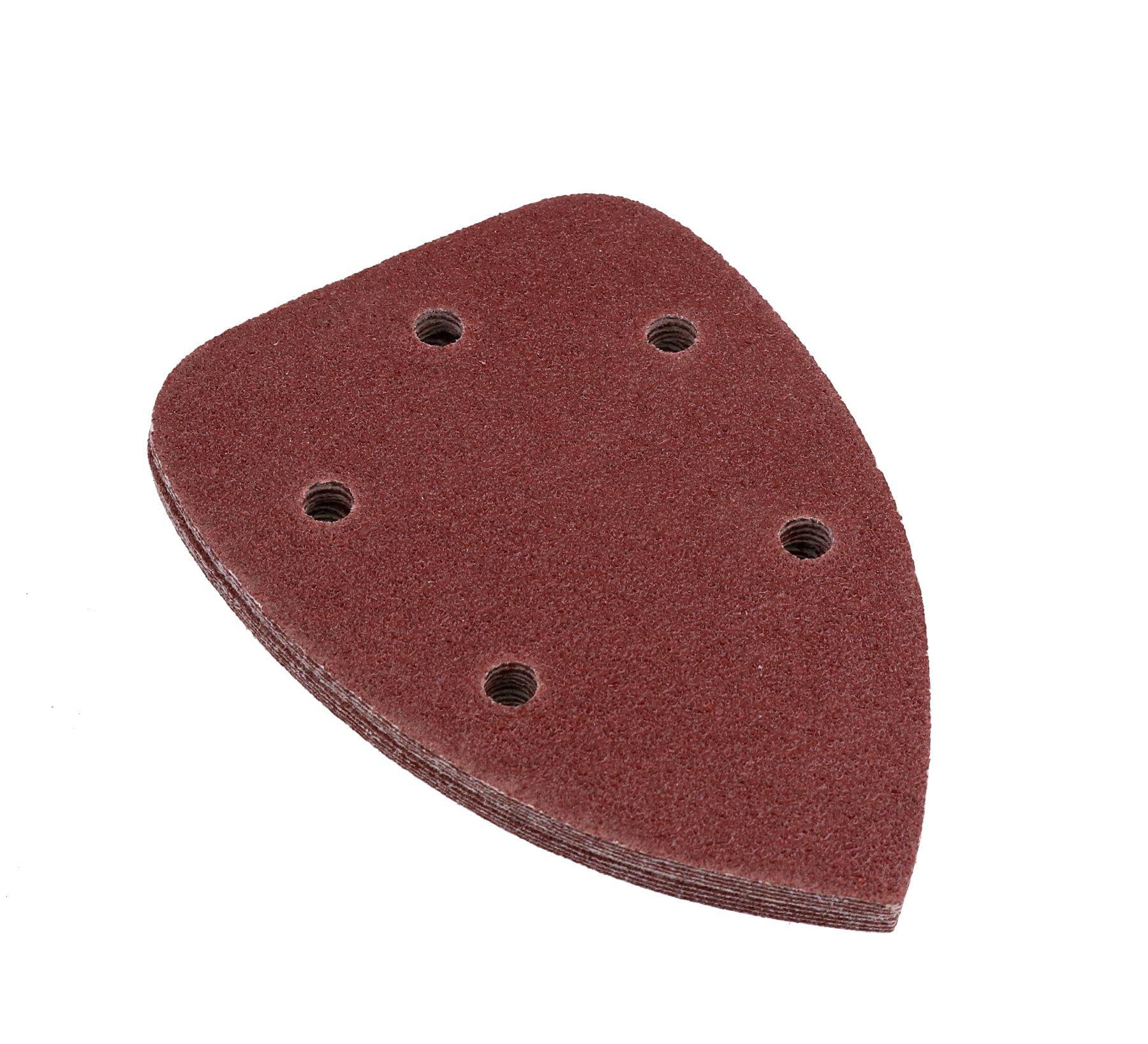 1000 unidades de discos triangulares de lijado de 140 mm, grano mixto, 40 – 240