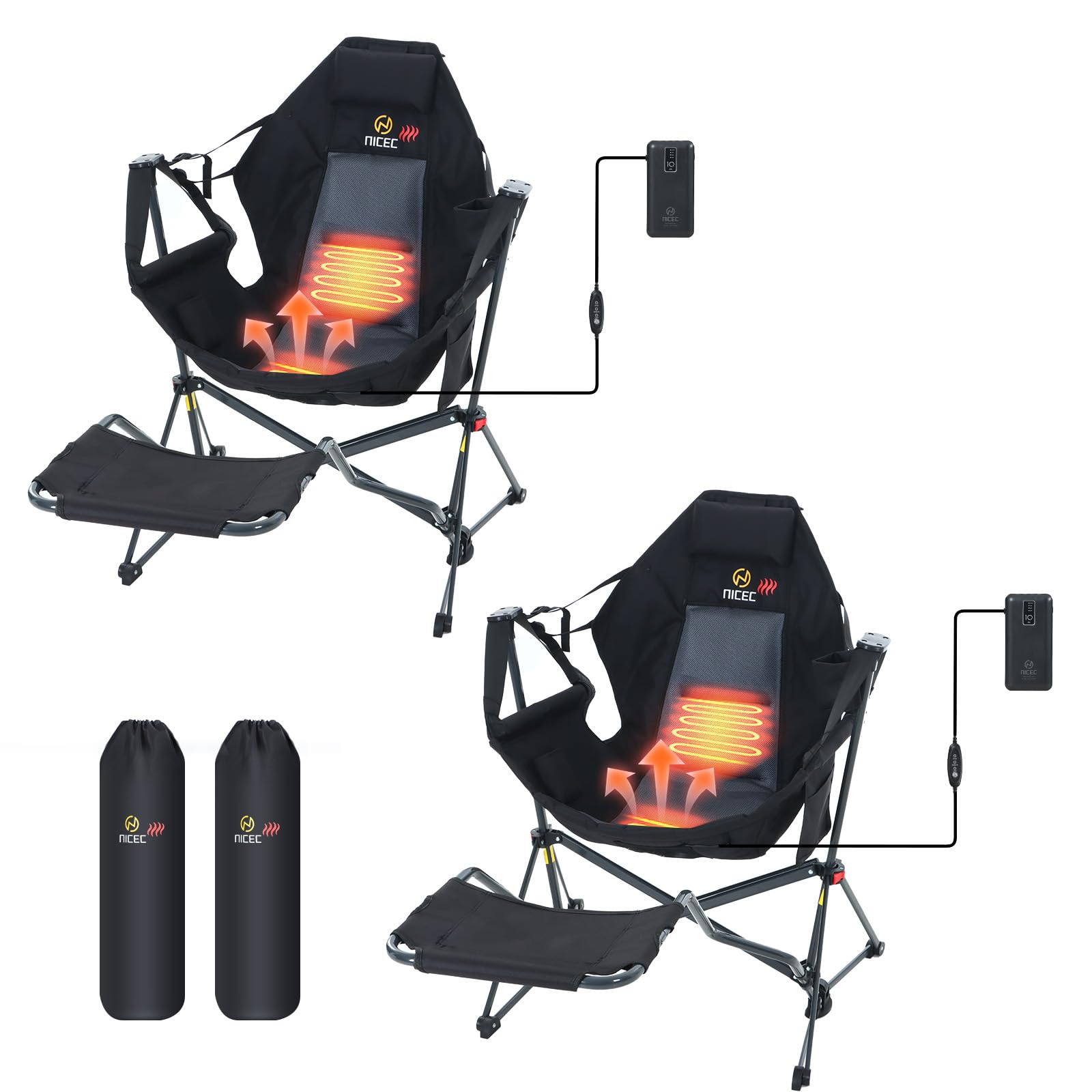 Nice C Heated Hammock Camping Chair
