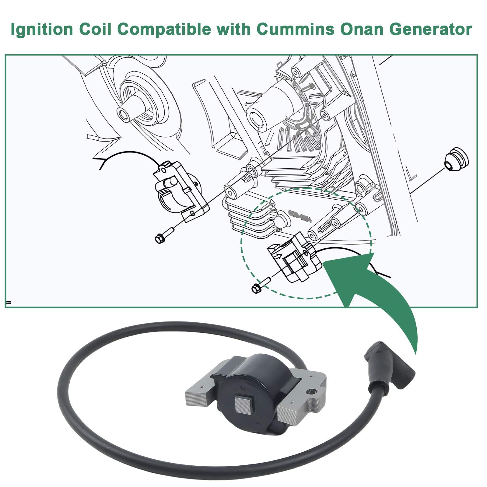 Jackhamさん専用 166-0859-02 Ignition Coil with 573mm/21