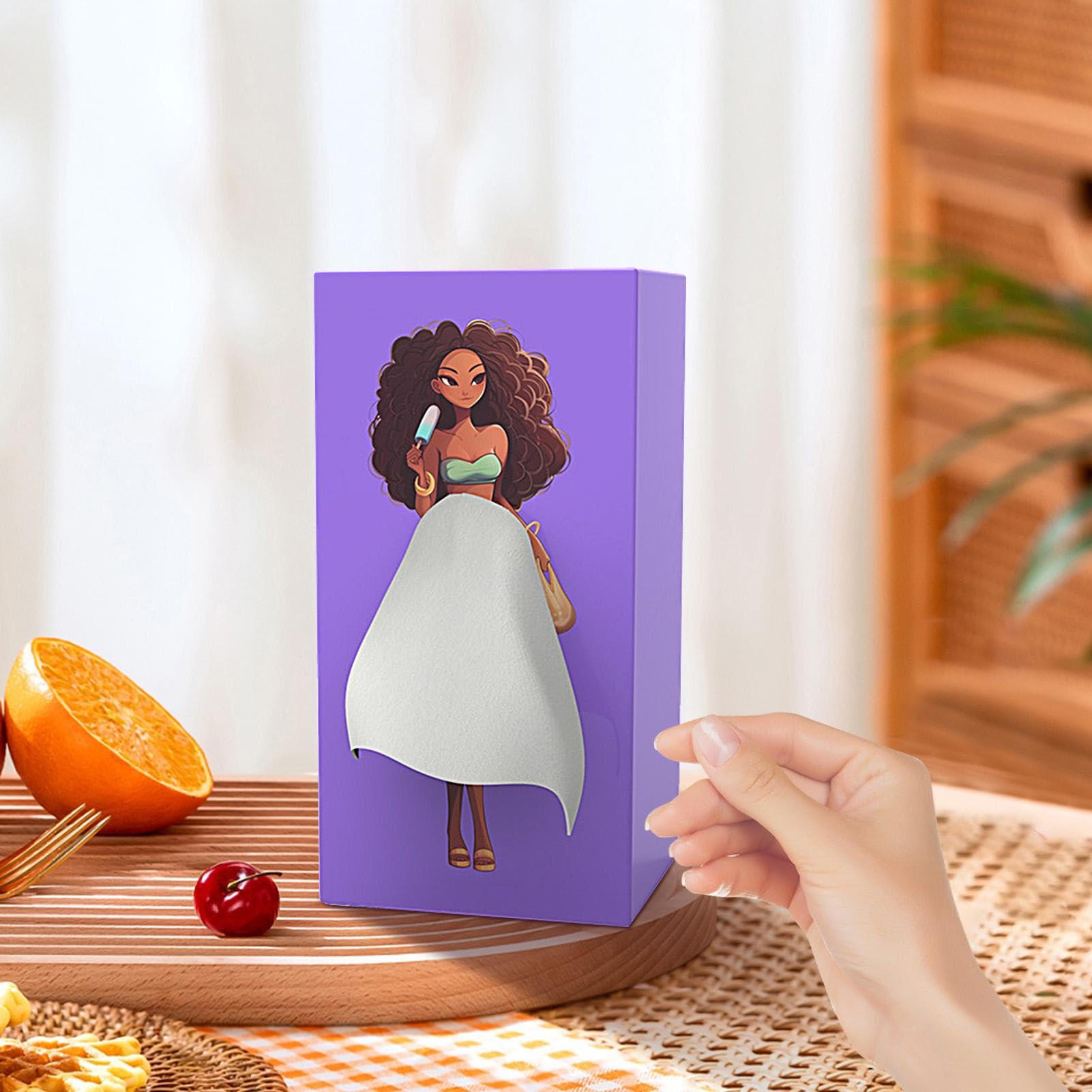 Portafazzoletti Decorativo Con Gonna - Scatola Per Fazzoletti Da Bagno O Camera - Foto 10