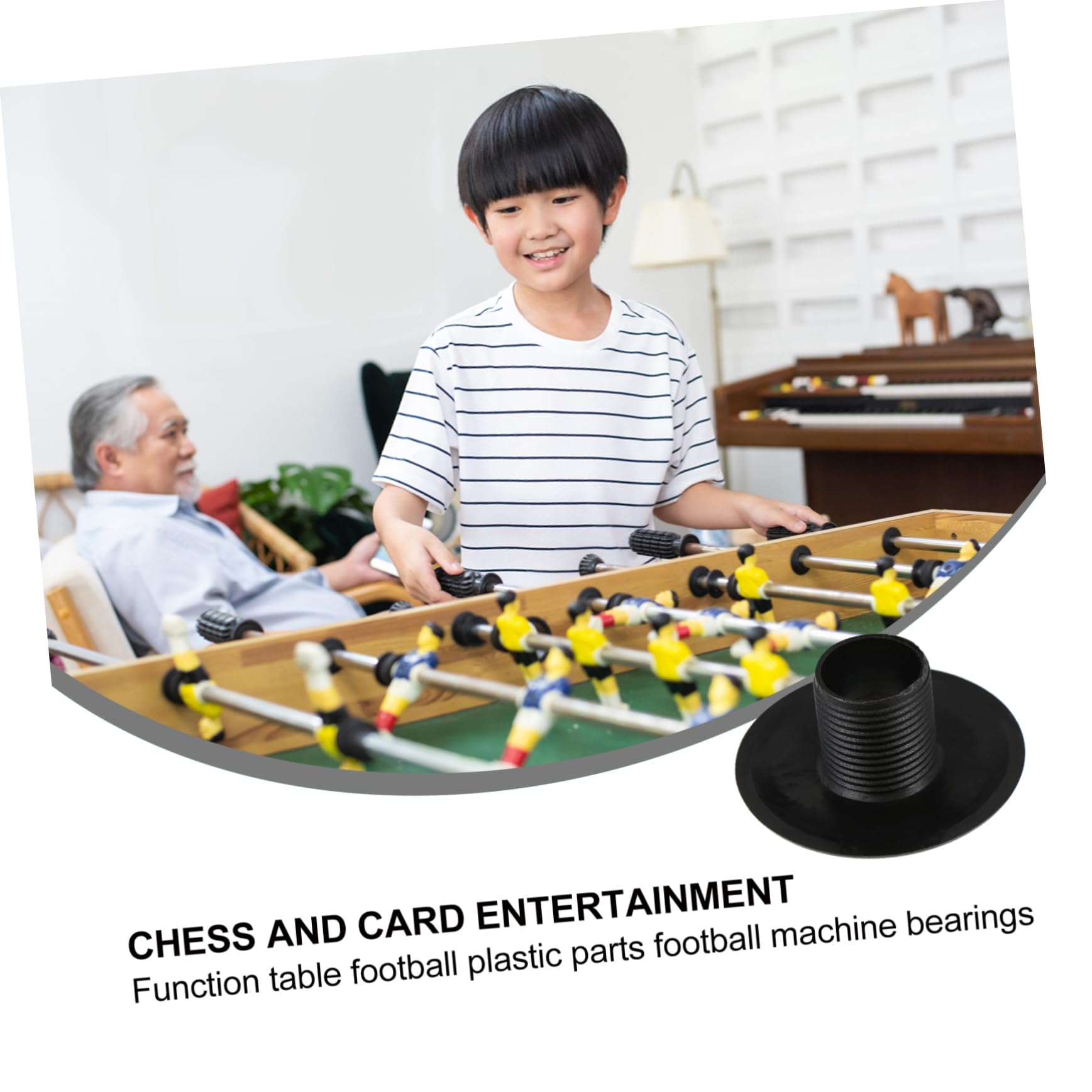 BESPORTBLE 20pezzi Boccole Per Biliardino Accessori Professionali Per Giochi Da Tavolo Facile Installazione e Utilizzo Compatibile Con Vari Modelli Di Calcio Balilla