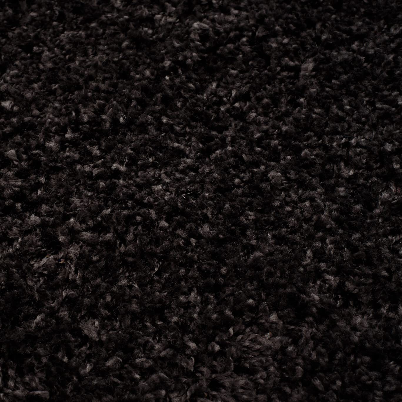 Tapiso Essence dywan Shaggy, wysokie runo, czarny, jednokolorowy, miękki, nowoczesny, prostokątny, do salonu, sypialni, Ökotex 240 x 330 cm