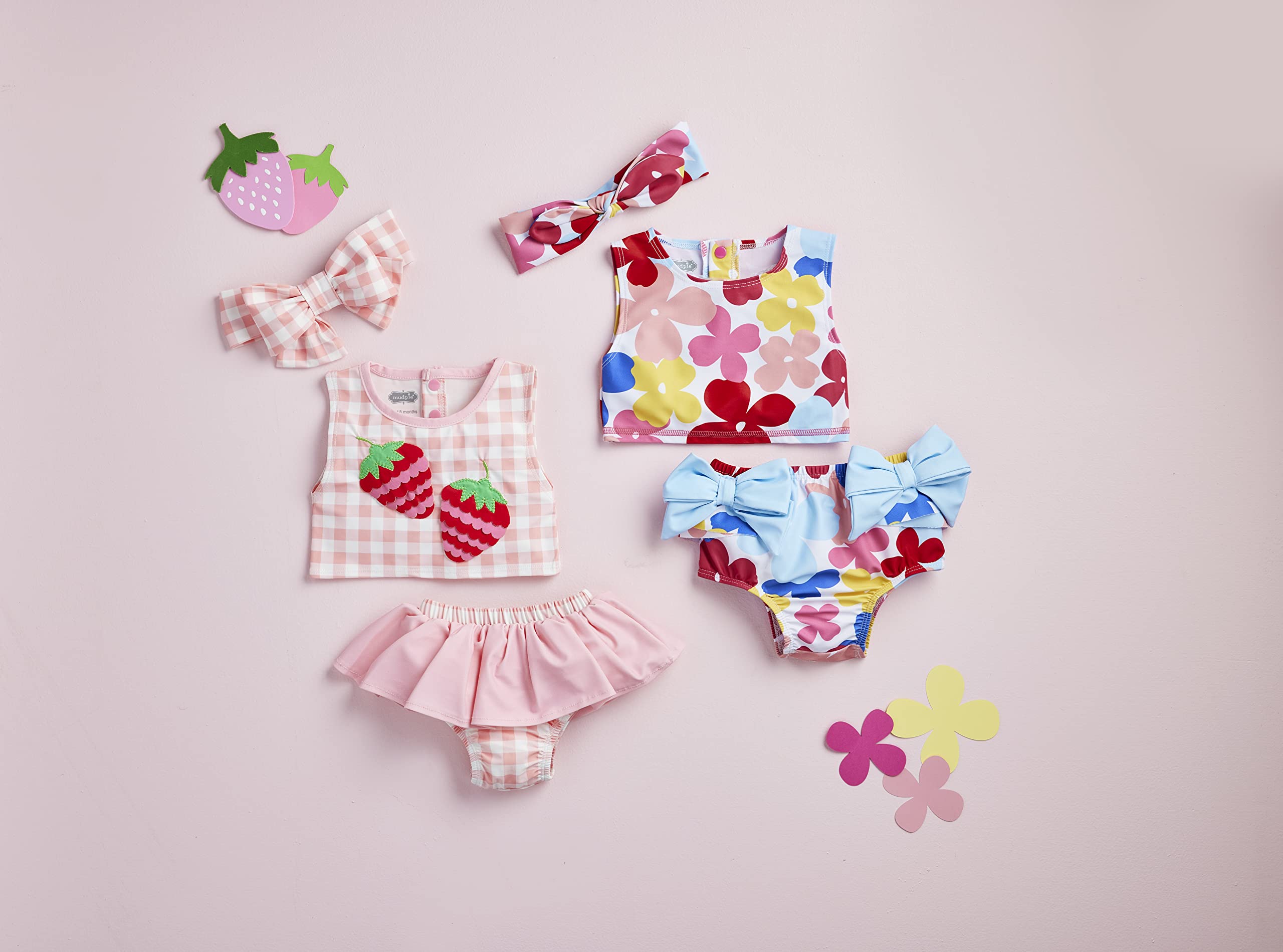 Mud Pie Costume da Bagno e Fascia per Capelli per Ragazze