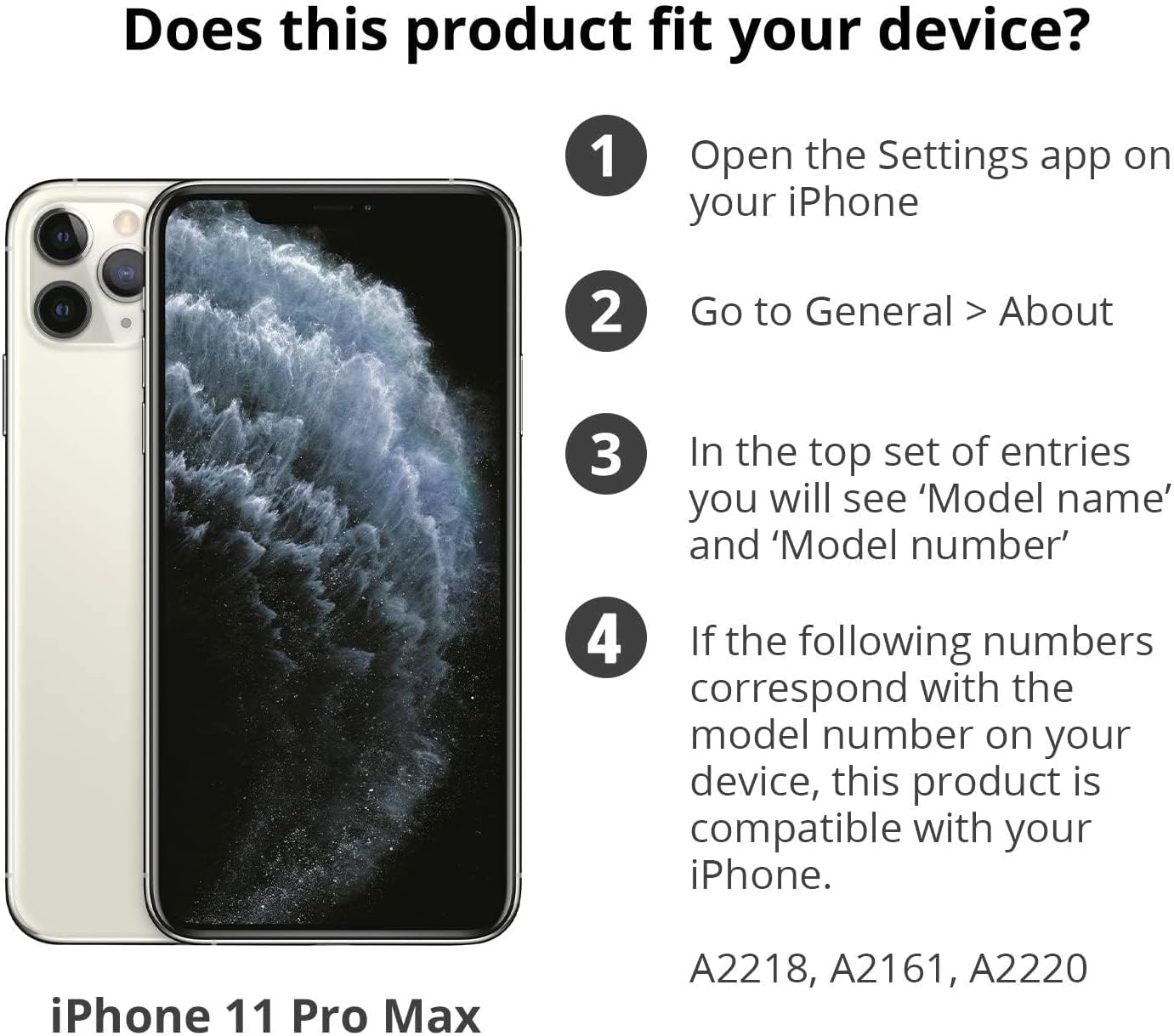tech21 Studio Colour Mobile Phone Case for iPhone 11 Pro Max with 10ft Drop Protection, Black