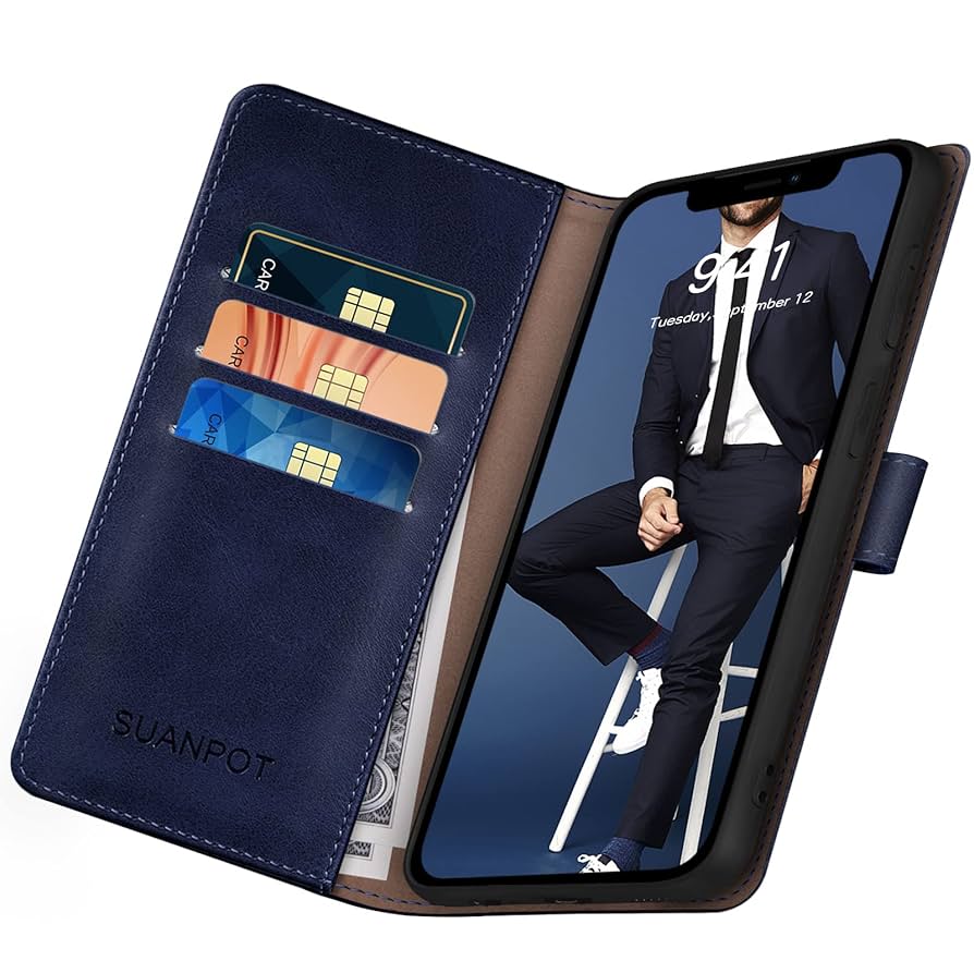 Amazon.co.jp: iPhone 13 6.1 ケース 手帳型 三つのカード収納