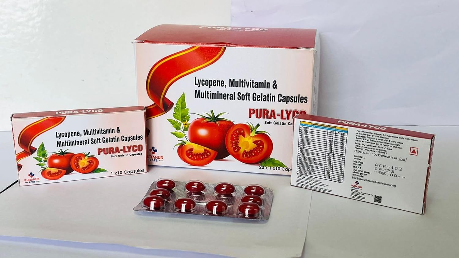 PURALYCO (Lycopene, Multivitamin and Multiminerals soft Gelatin