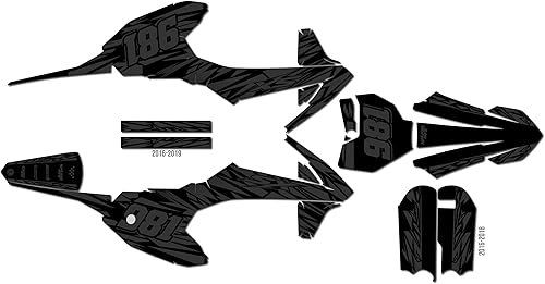 Miniatura 10 de Kit de gráficos para KTM 50SX MINI SX50 (2020-2023) Serie Twitch Teal 16 Mil - Adhesivos para motocicleta Dirt Pit Bike Motocicleta, accesorios